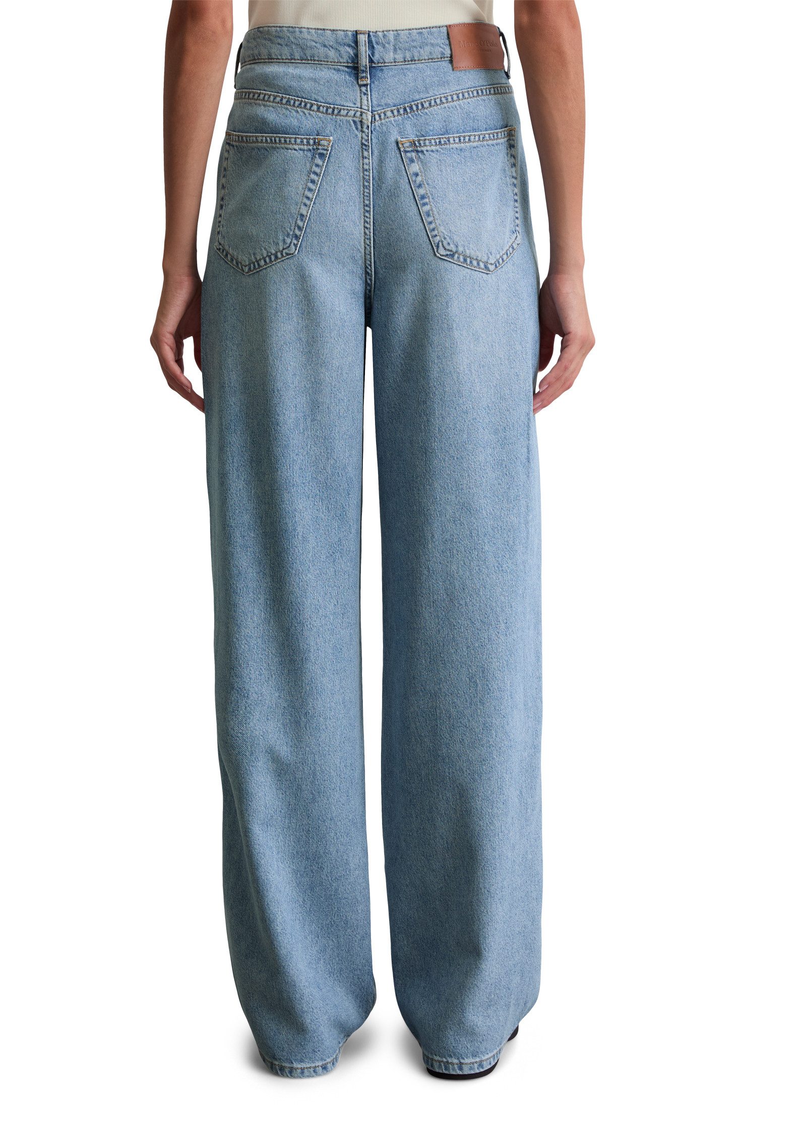 Marc O'Polo Weite Jeans High waist, günstig online kaufen
