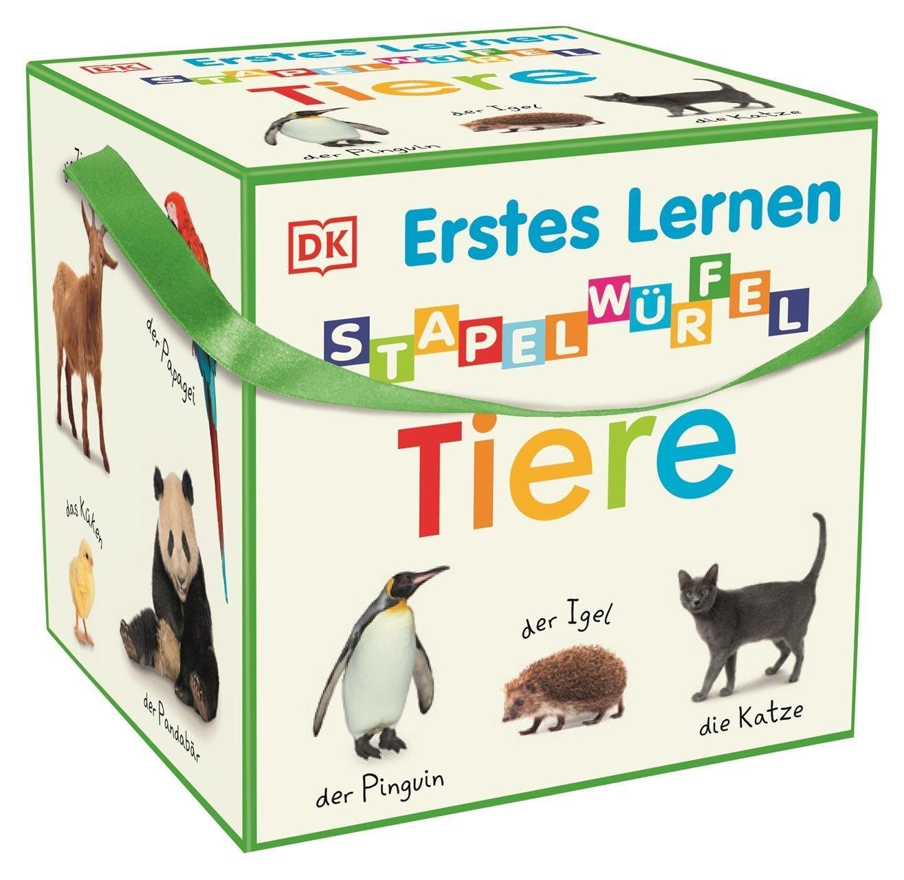 Dorling Kindersley Verlag Spiel, Erstes Lernen Stapelwürfel. Tiere