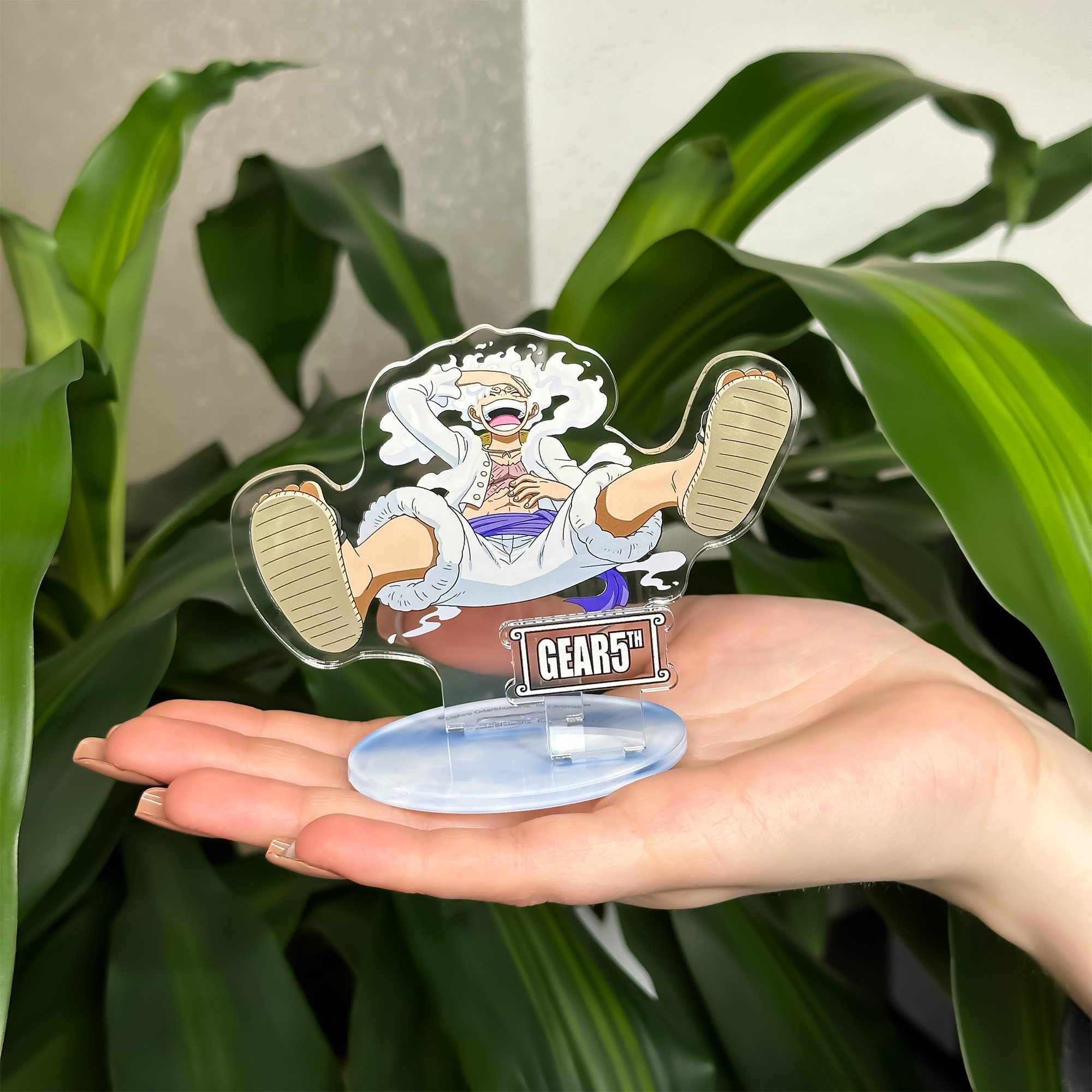 ABYSTYLE ONE PIECE Luffy Gear 5th Acrylic Keychain - Official Anime Merchandise, Pink, Approx 6.5cm X 3.5cm - View #3