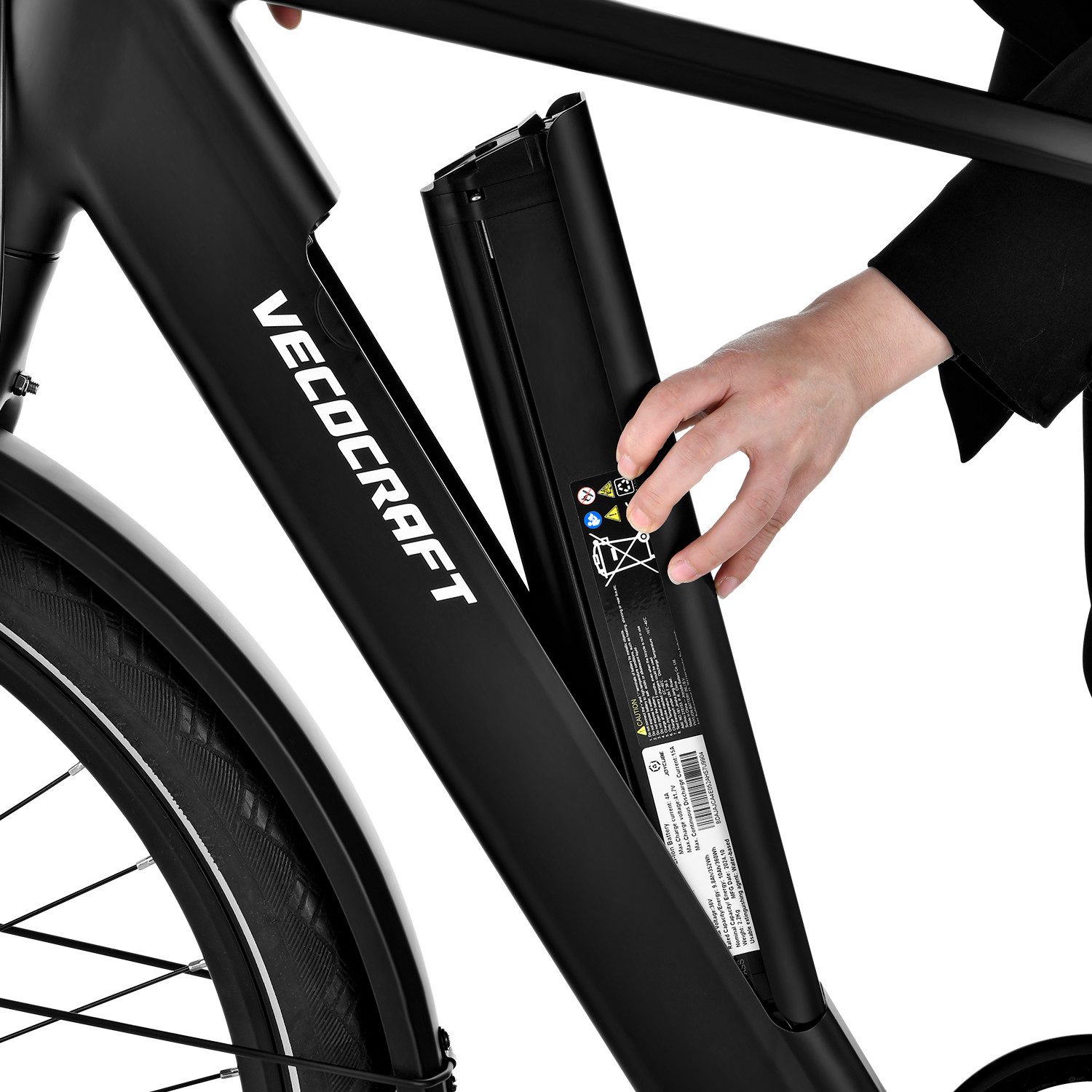VECOCRAFT E-Bike Cityrad 28'' SOL mit Gates Riemenantrieb, Drehmomentsensor, Daul Speed motor, 45/50Nm Heckmotor, (hydraulische Scheibenbremsen), Pedelec, 100km, ebike für Damen und Herren