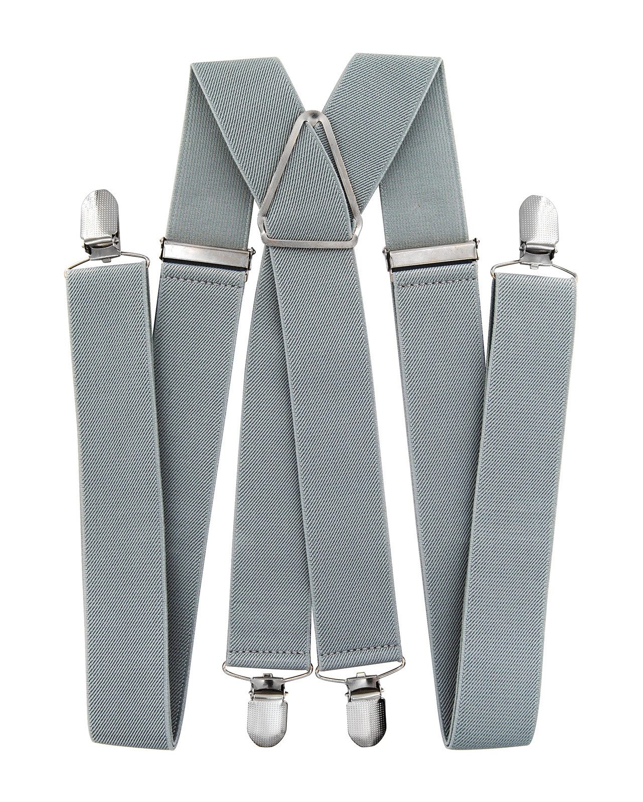 axy Hosenträger Herren Hosenträger 4 Stabile Clips X-Form 3,5cm Breit verstellbar und elastisch 120cm Lang