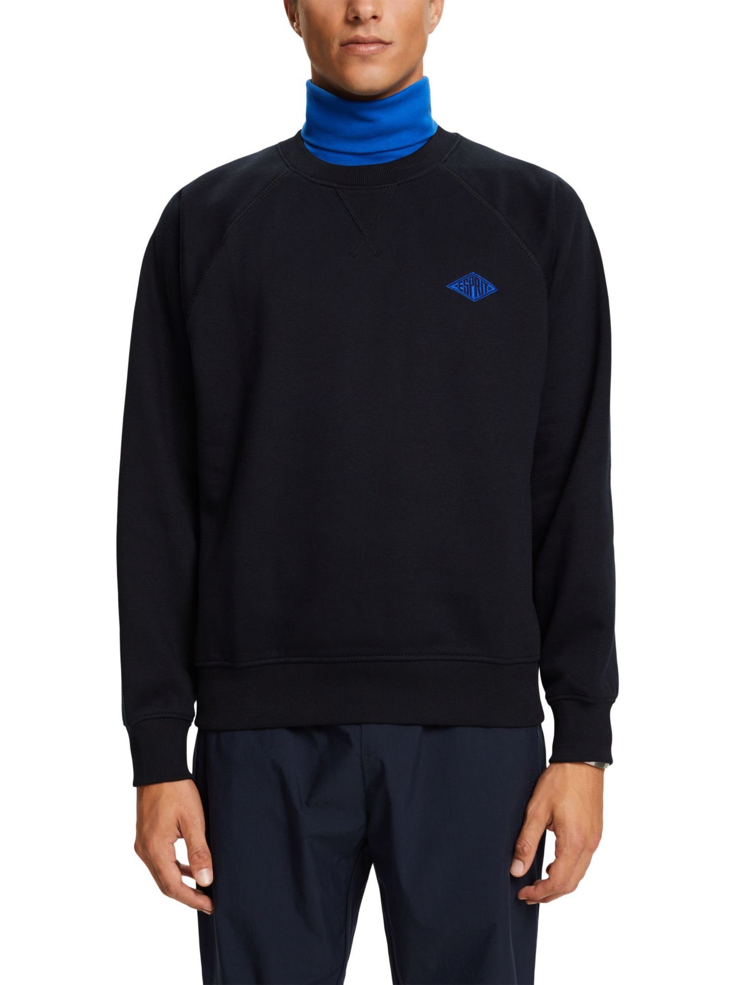 (1-tlg) Esprit Fleece Sweatshirt aus Logo-Sweatshirt
