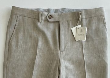 BRUNELLO CUCINELLI Loungehose Brunello Cucinelli Luxury Leisure Fit Suit Trousers Anzug Hose Classic