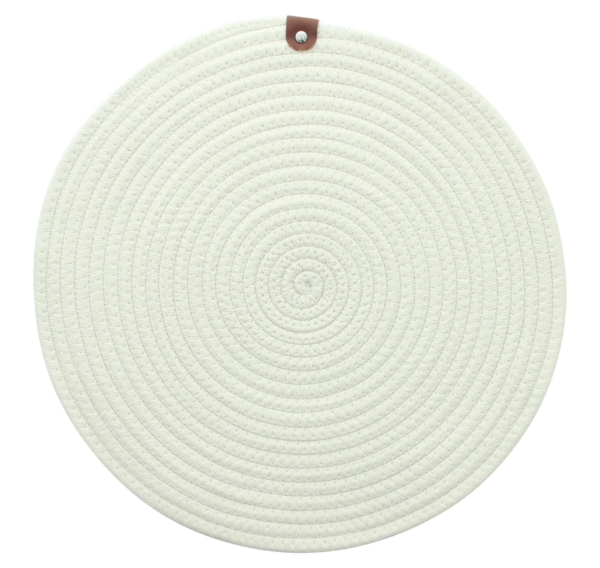 Home-trends24.de Platzset Platzmatte weiß Platzdeckchen Tischset günstig online kaufen