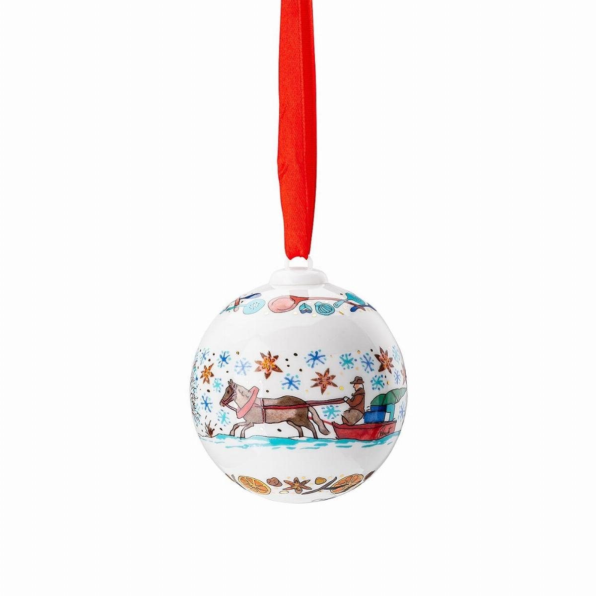 Hutschenreuther Christbaumschmuck Porzellankugel Weihnachtskugel 2020 in OV günstig online kaufen