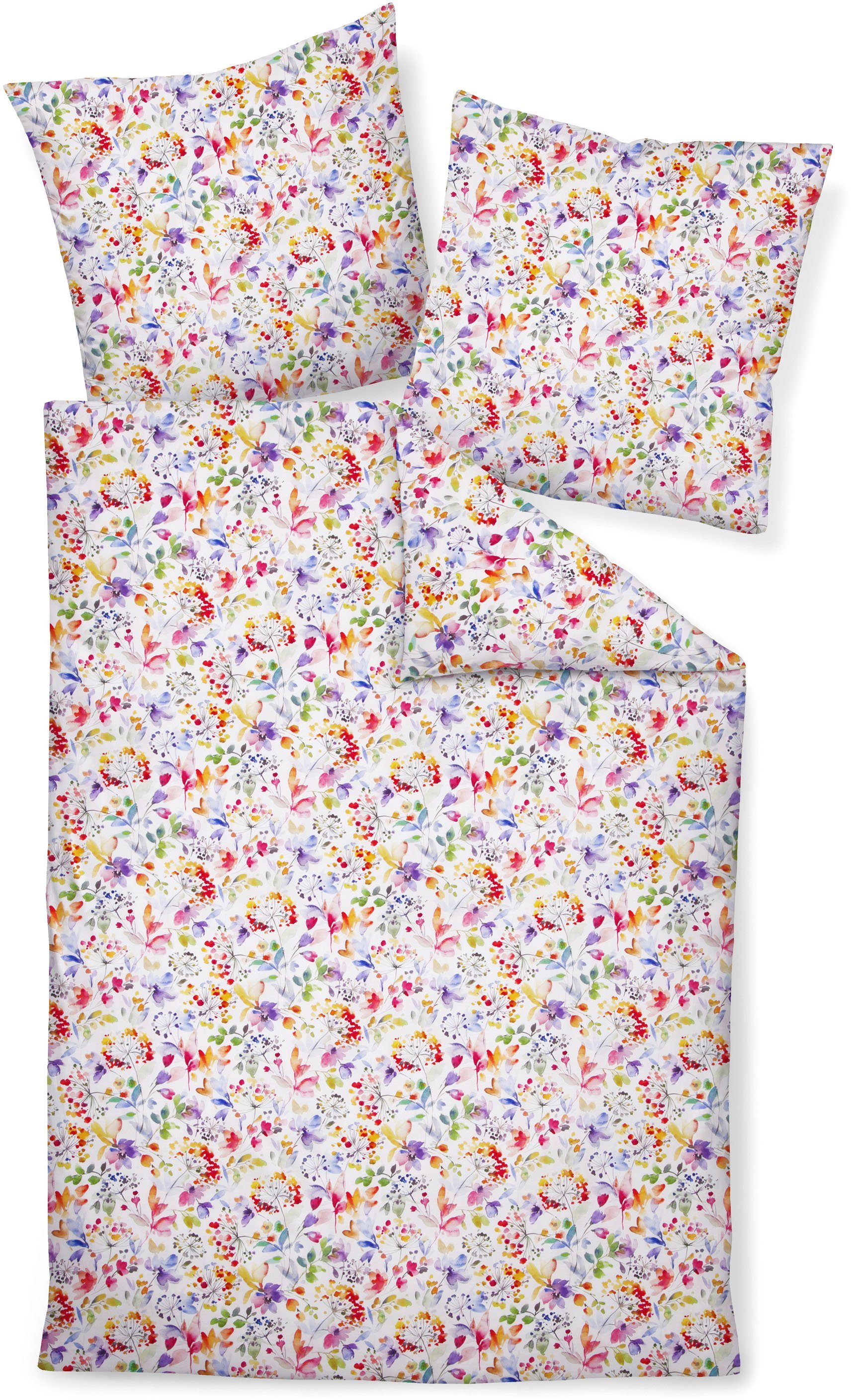 Janine Bettwäsche modern art S42123-09, Mako-Satin, mit Reißverschluss