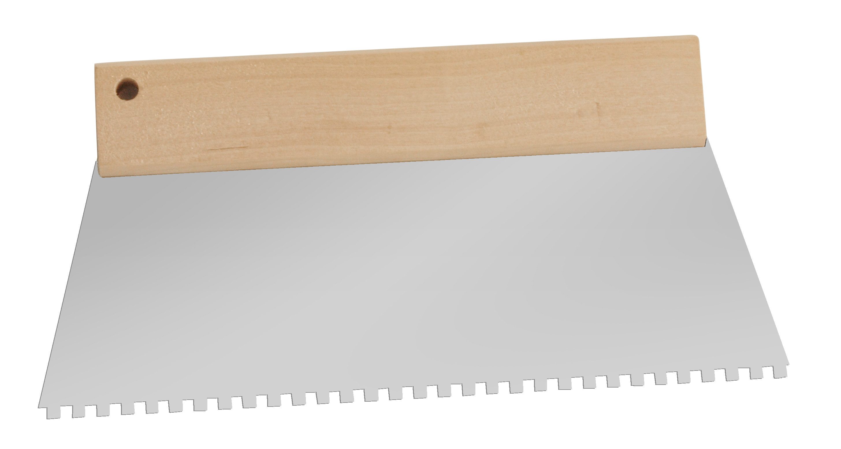 TECTOOL Flächenspachtel KLEBERVERTEILSPACHTEL E10, TRAPEZFORM, 180MM (Packung, 1-St., 1 Spachtel) Trapezform mit einer Breite von 180 mm