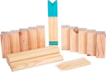 Small Foot Spiel, Kinderspiel Wikingerspiel Kubb kompakt, Active, inkl. Transporttasche