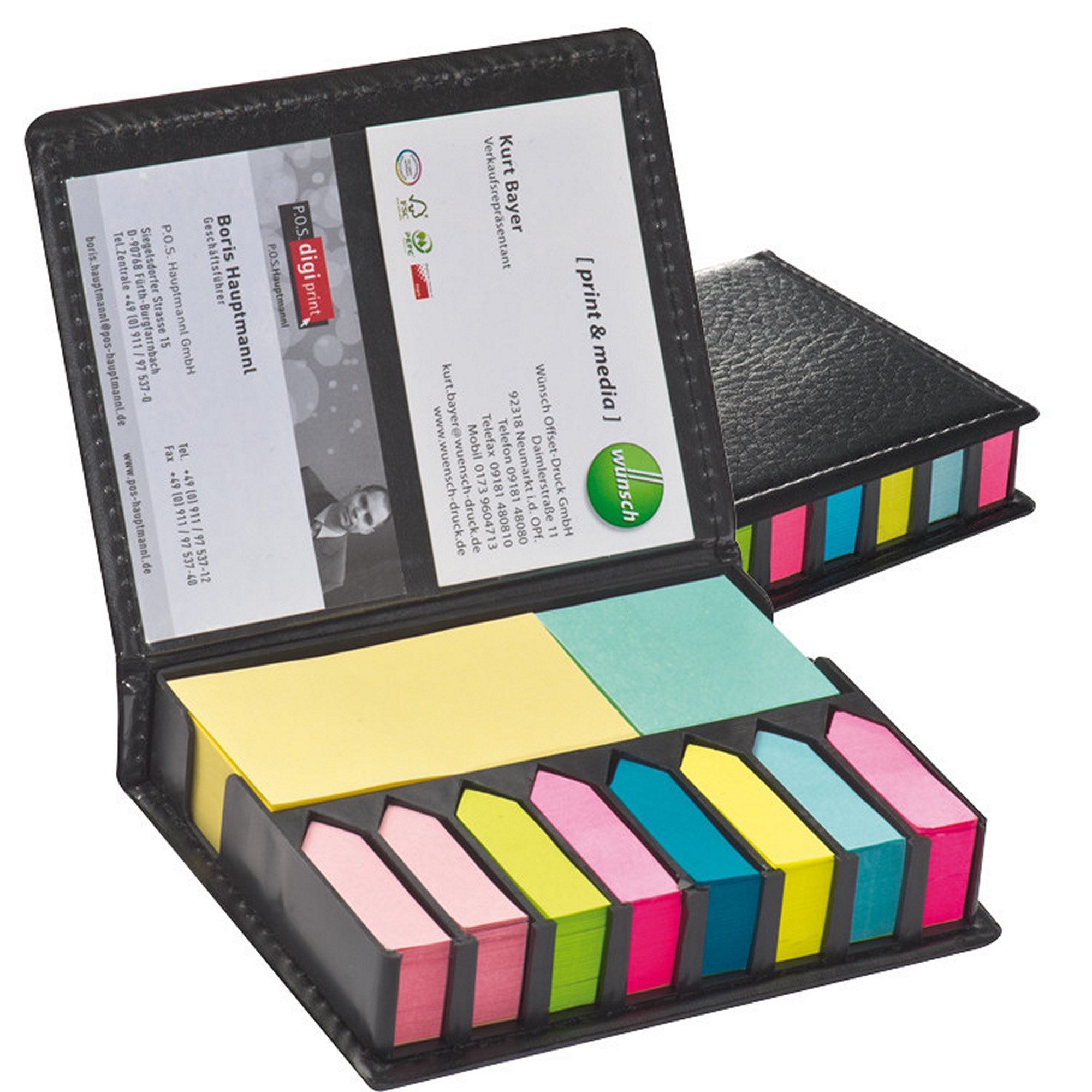 Haftnotizblock Haftmarkerset mit 400 Haftnotizzetteln und 1200 Haftmarkern