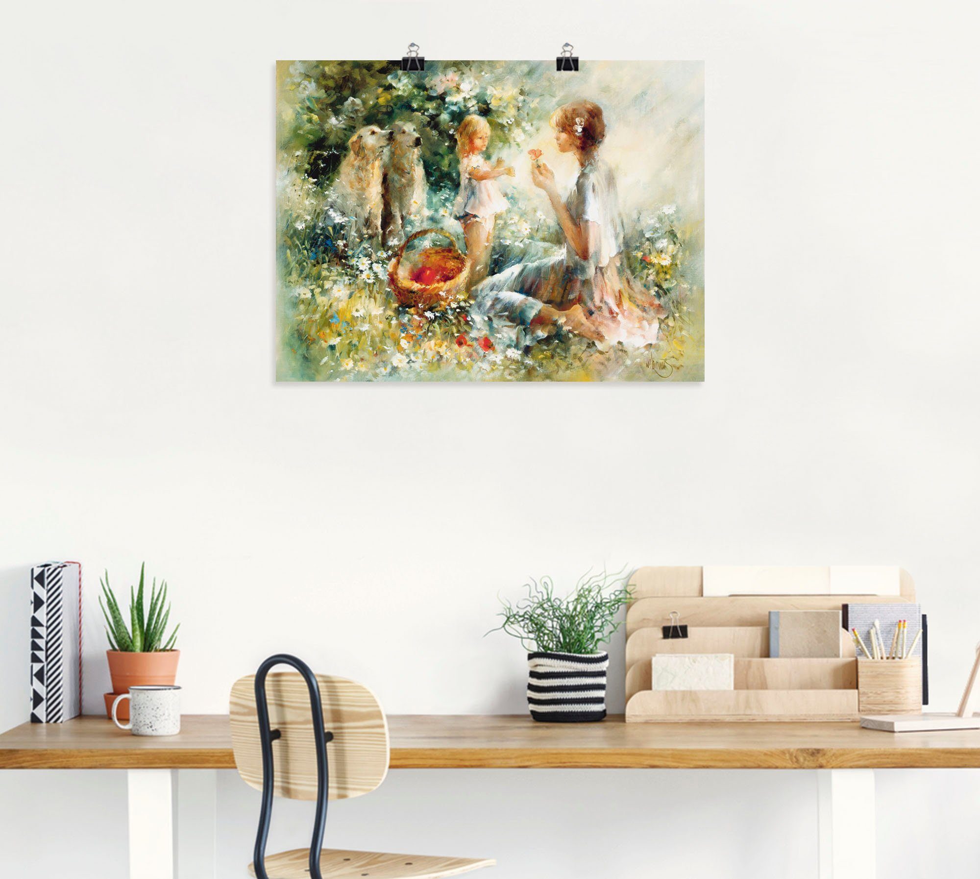 Artland Wandbild Picknick, Gruppen & Familien günstig online kaufen