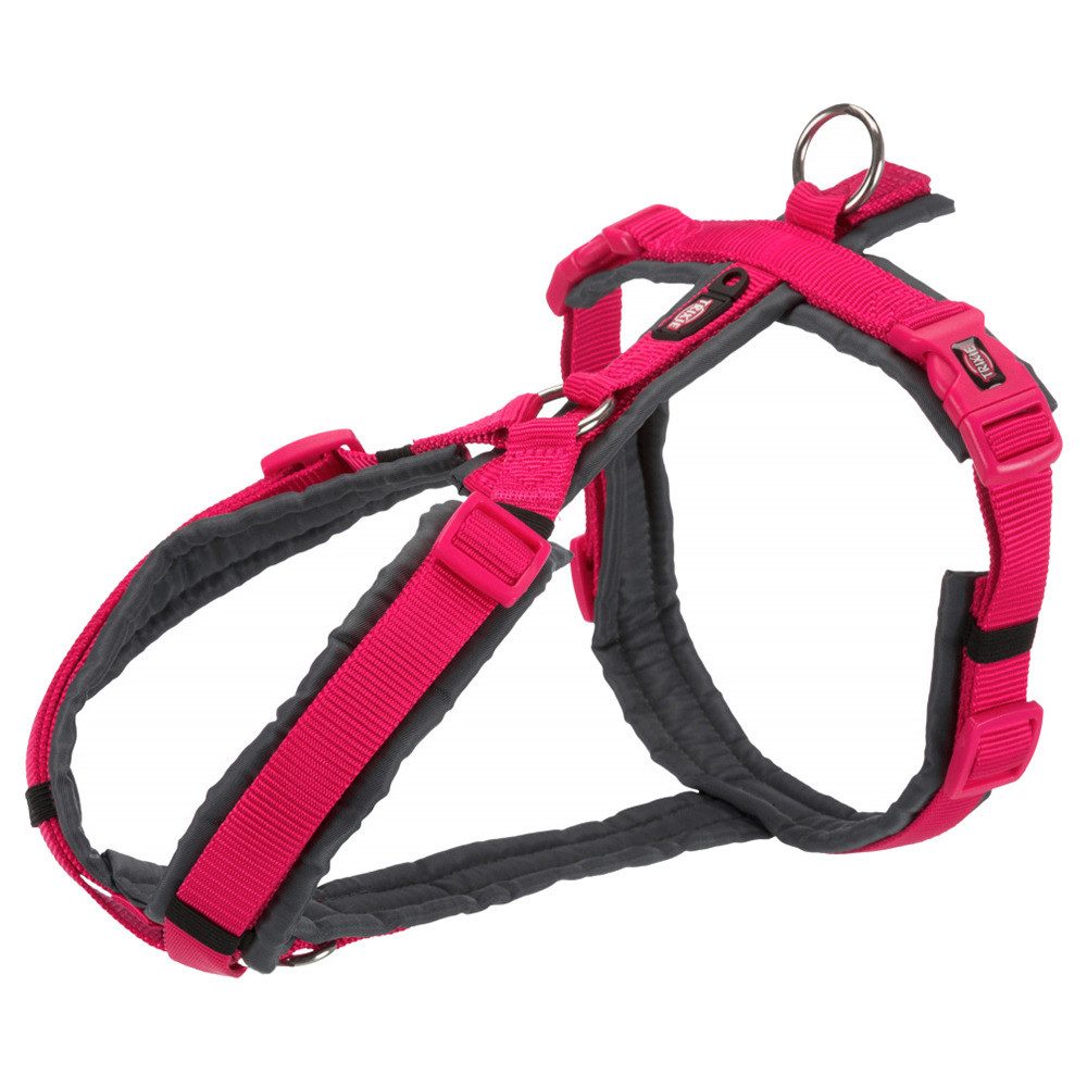 TRIXIE Hunde-Geschirr Premium Trekking Geschirr fuchsia/graphit günstig online kaufen