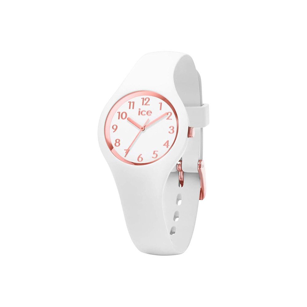 Quarzuhr Ice-Watch Ice Glam White Rose Gold Numbers (XS) 015343