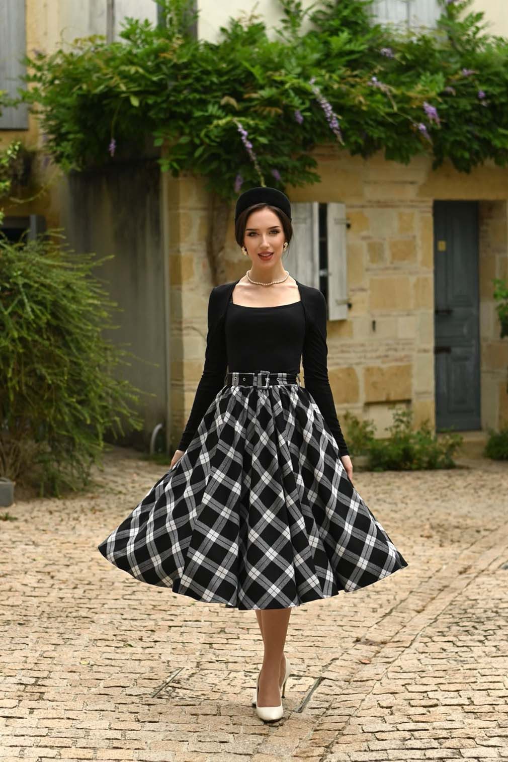 Hearts & Roses London A-Linien-Rock Lacey günstig online kaufen