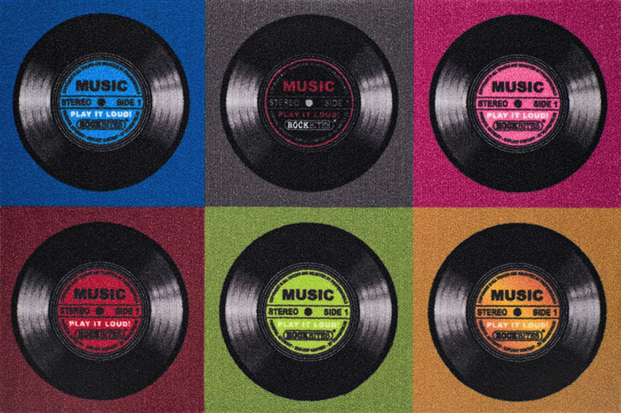 Rockbites Fußmatte Rockbites - Fußmatte "Record günstig online kaufen