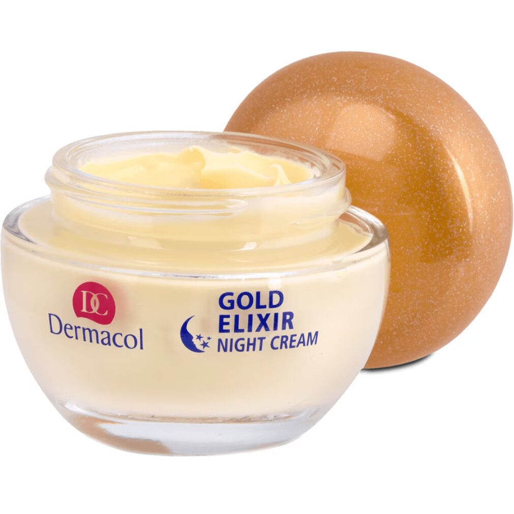 Dermacol Nachtcreme Gold Elixir Kaviar-Extrakt Nachtcreme für das Gesicht 50 ml