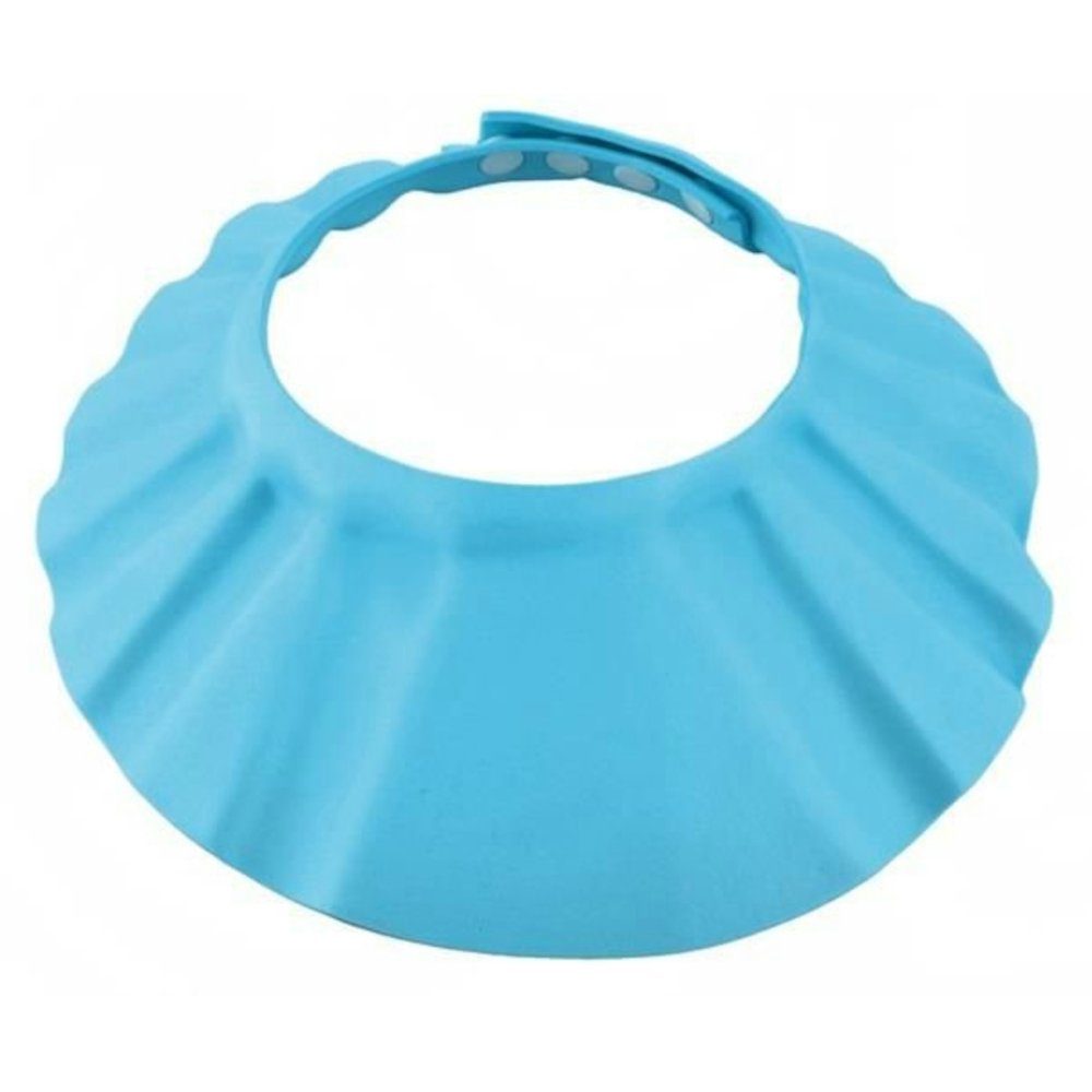 ISO TRADE Duschhaube Schwimmkrempe Kopfhaube Kinder (Spar-Set, 1 St), Verstellbar 13-15 cm Ohr- und Augenschutz Universal