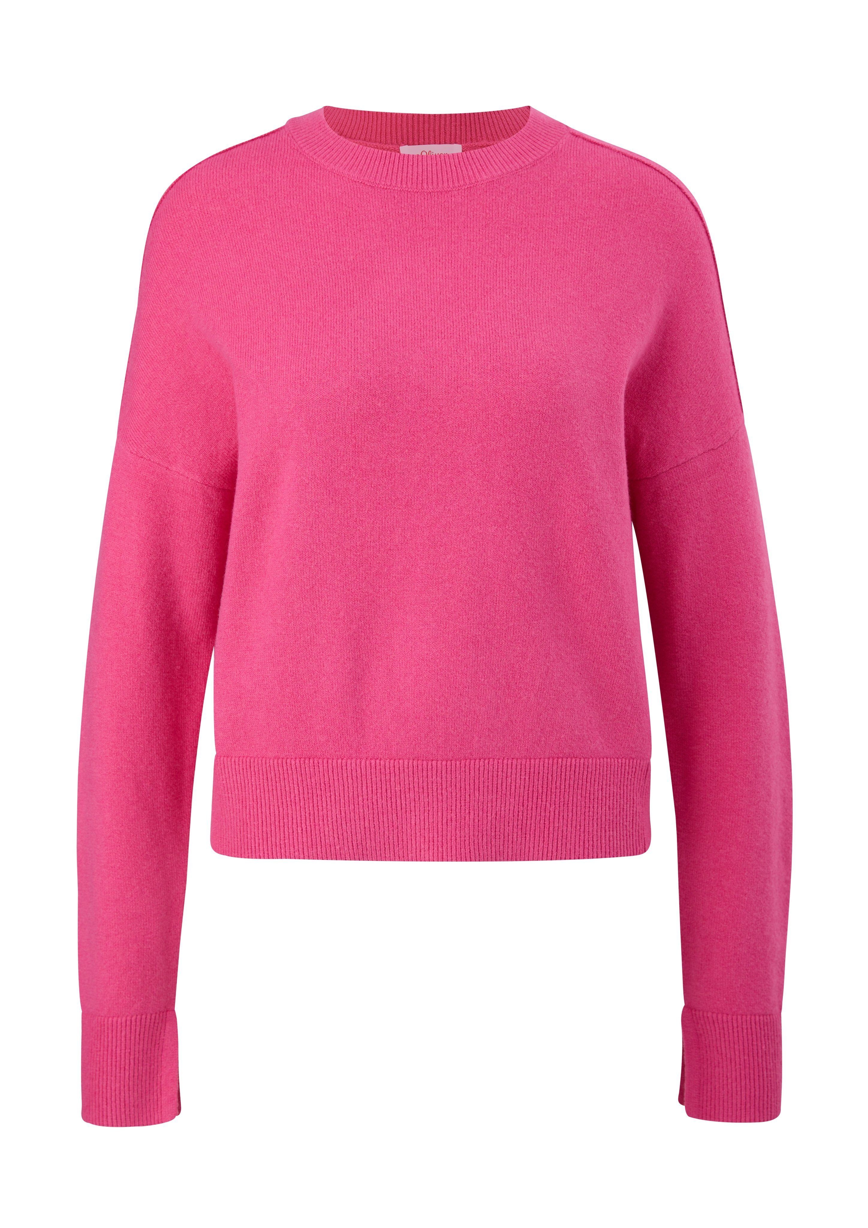 Strickpullover Pullover mit geschlitztem Ärmelsaum, 2127209.5145.48, wecare