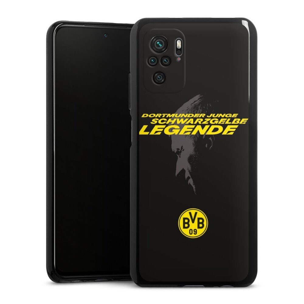 DeinDesign Handyhülle Marco Reus Borussia Dortmund BVB Danke Marco Schwarzgelbe Legende, Xiaomi Redmi Note 10S Silikon Hülle Bumper Case Handy Schutzhülle