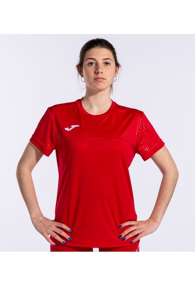 Joma Tennisshirt Montreal (100% Polyester) rot Damen