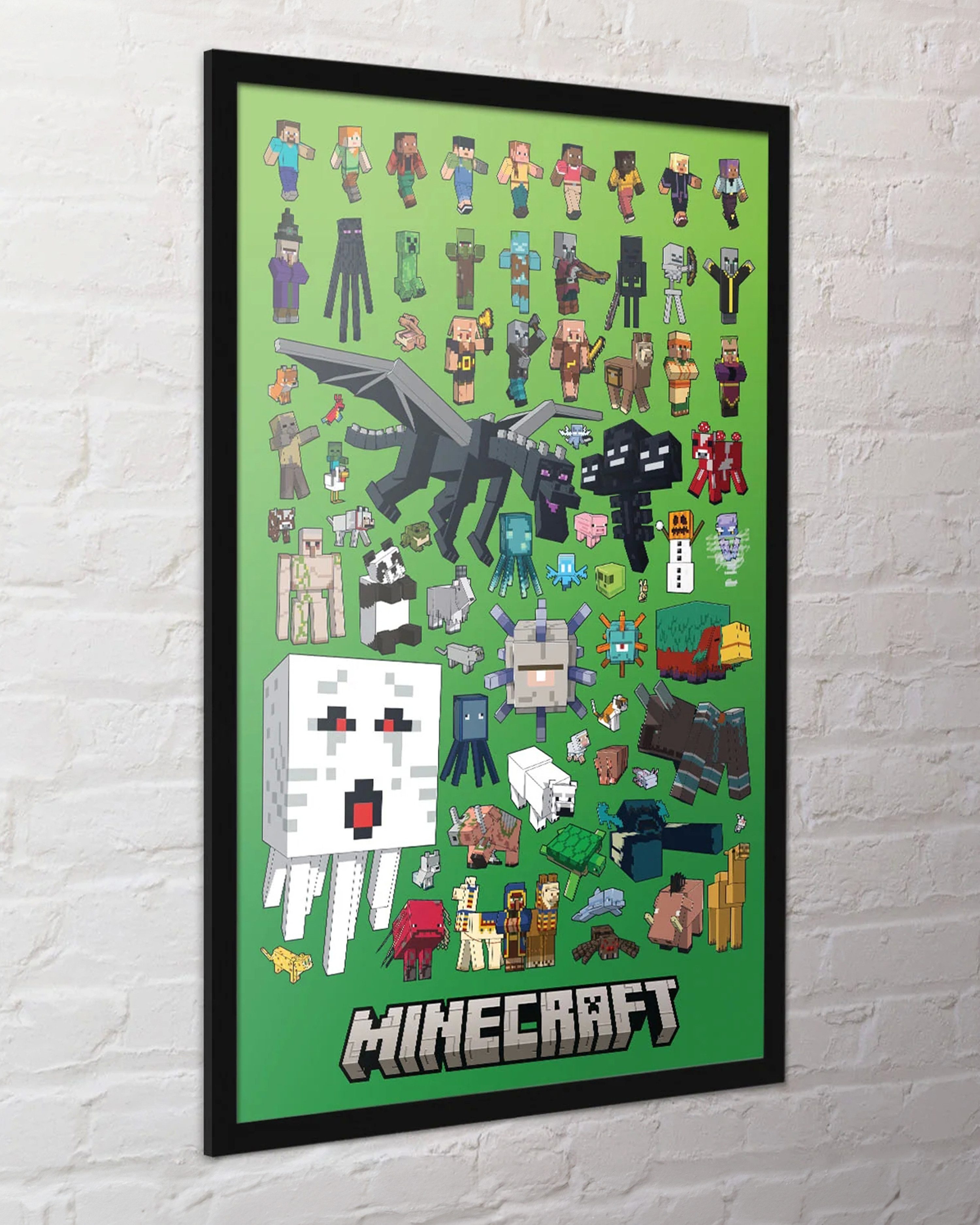 PYRAMID Poster Minecraft Poster Character Montage günstig online kaufen