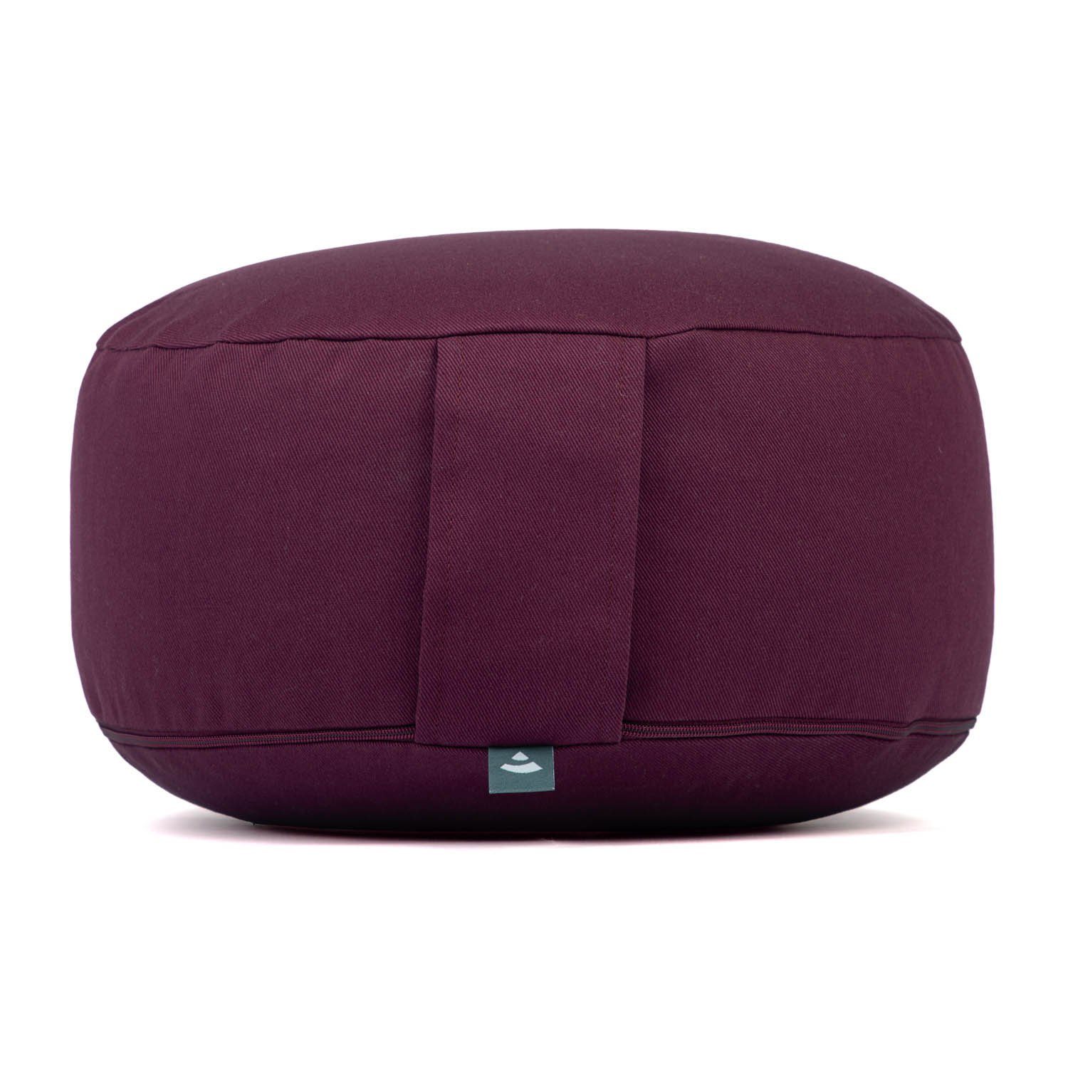 Meditationskissen Meditationskissen RONDO ECO, Füllung: Kapok aubergine