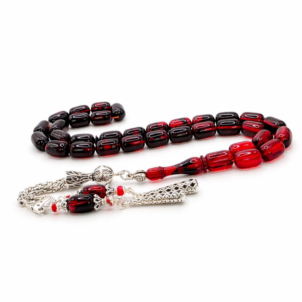 M-Punkt24 Kettenanhänger Tesbih Tesbih (8 x 12 mm), Gebetskette, Rosary, inkl. Etui, ! SONDERPREIS, DA PRODUKTNEUHEIT ! – Bild 2 von 5