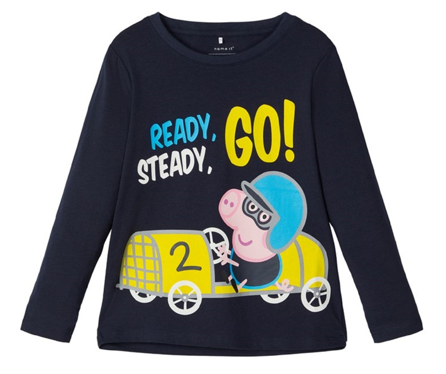 Name It Longsleeve Name It Jungen Langarmshirt Peppa Wutz (1-tlg) mit Frontprint