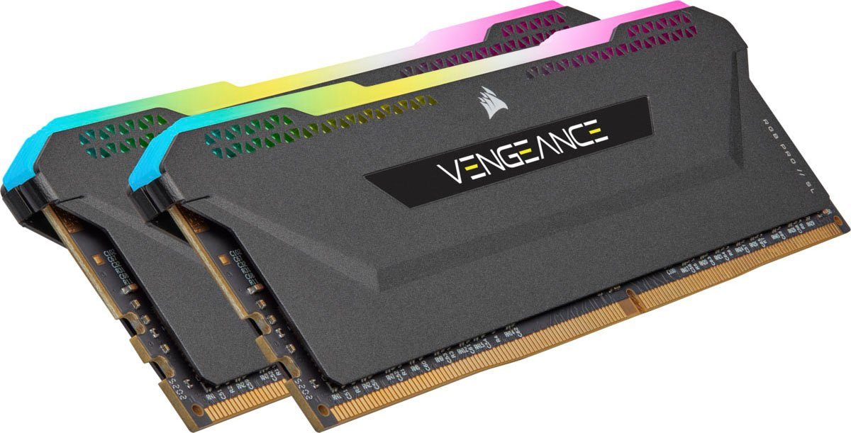 Image of Corsair »Vengeance RGB PRO DDR4 3600Mhz 16GB (2x8GB) Black« Arbeitsspeicher