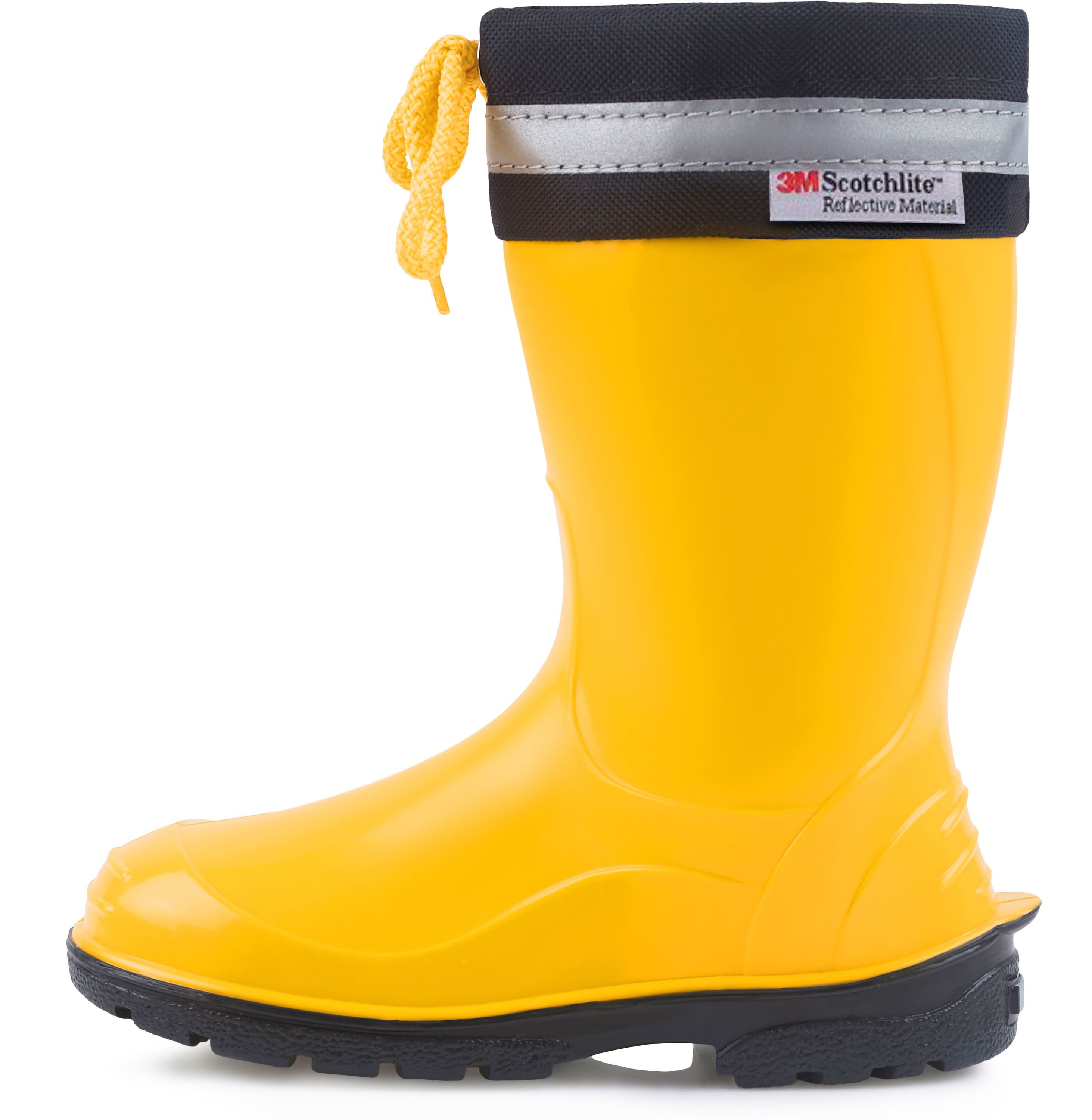 Ladeheid lange Regenschuhe für Mädchen und Jungen LA-972 Gummistiefel Kinder mit Stulpe zum Schnüren