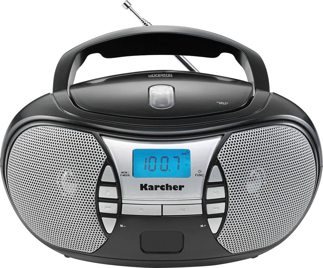 Karcher RR 5025 Boombox (FM-Tuner, UKW mit RDS, 2,2 W)