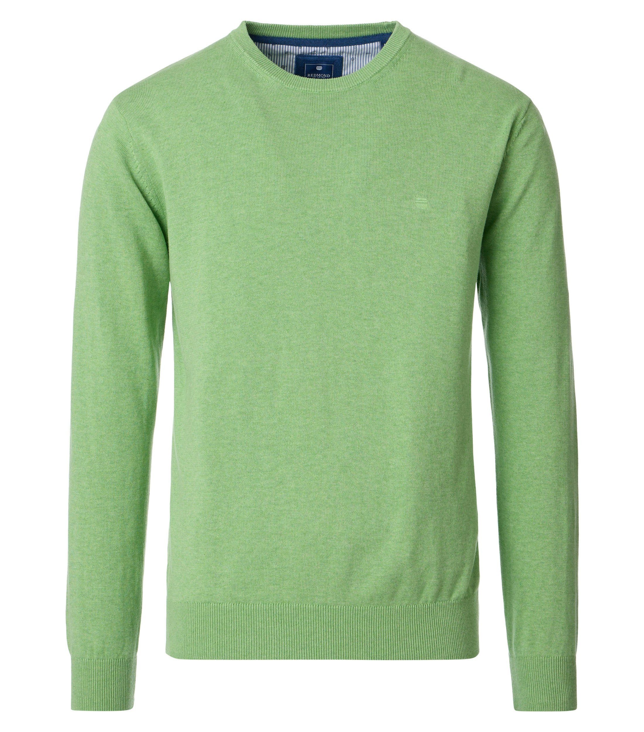 Redmond Rundhalspullover REDMOND Casual Herren Pullover Langarm Rundhals Ap günstig online kaufen