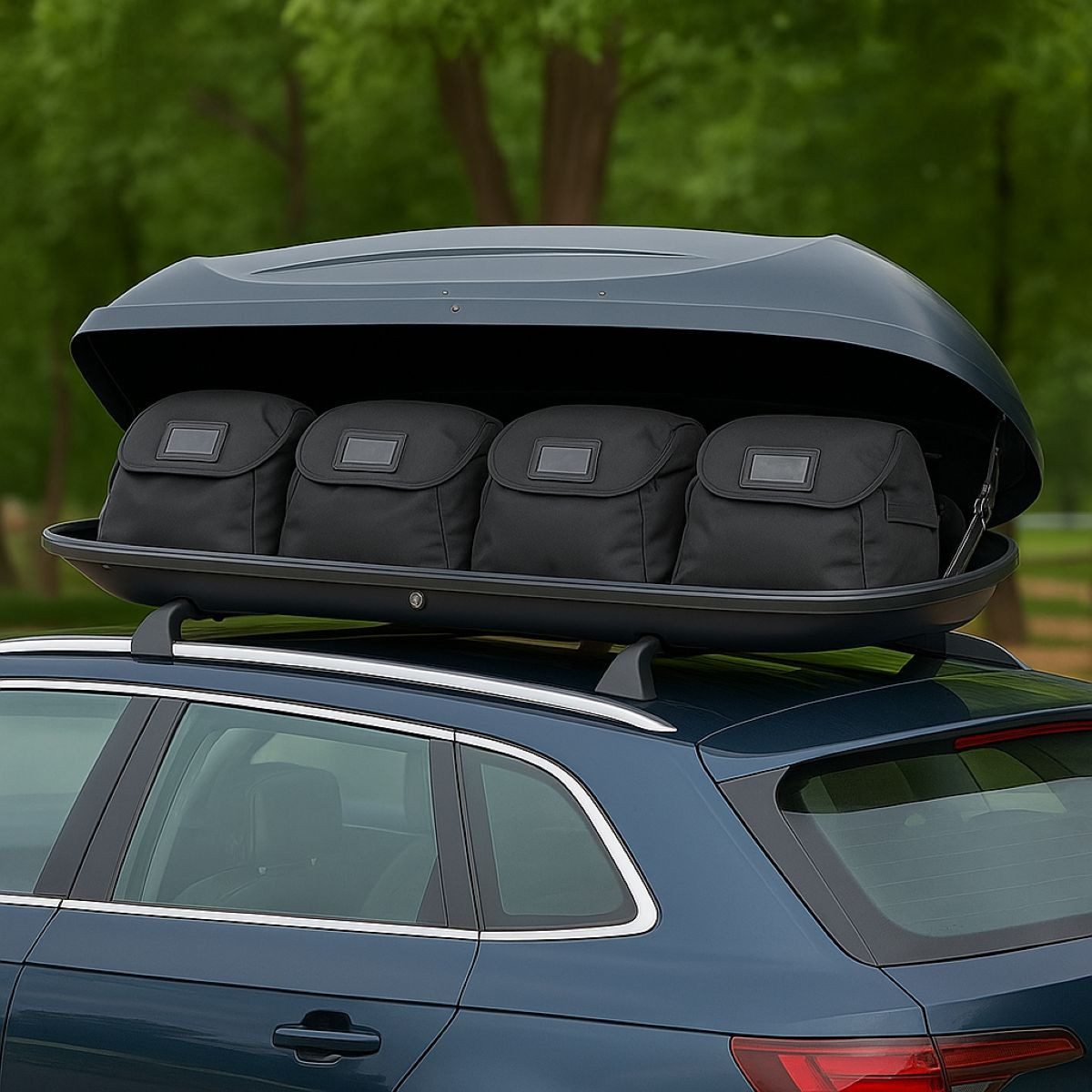 Bagtecs Reisetasche Dachbox Taschen Set 4x Innentaschen für alle Marken und Modelle RB10