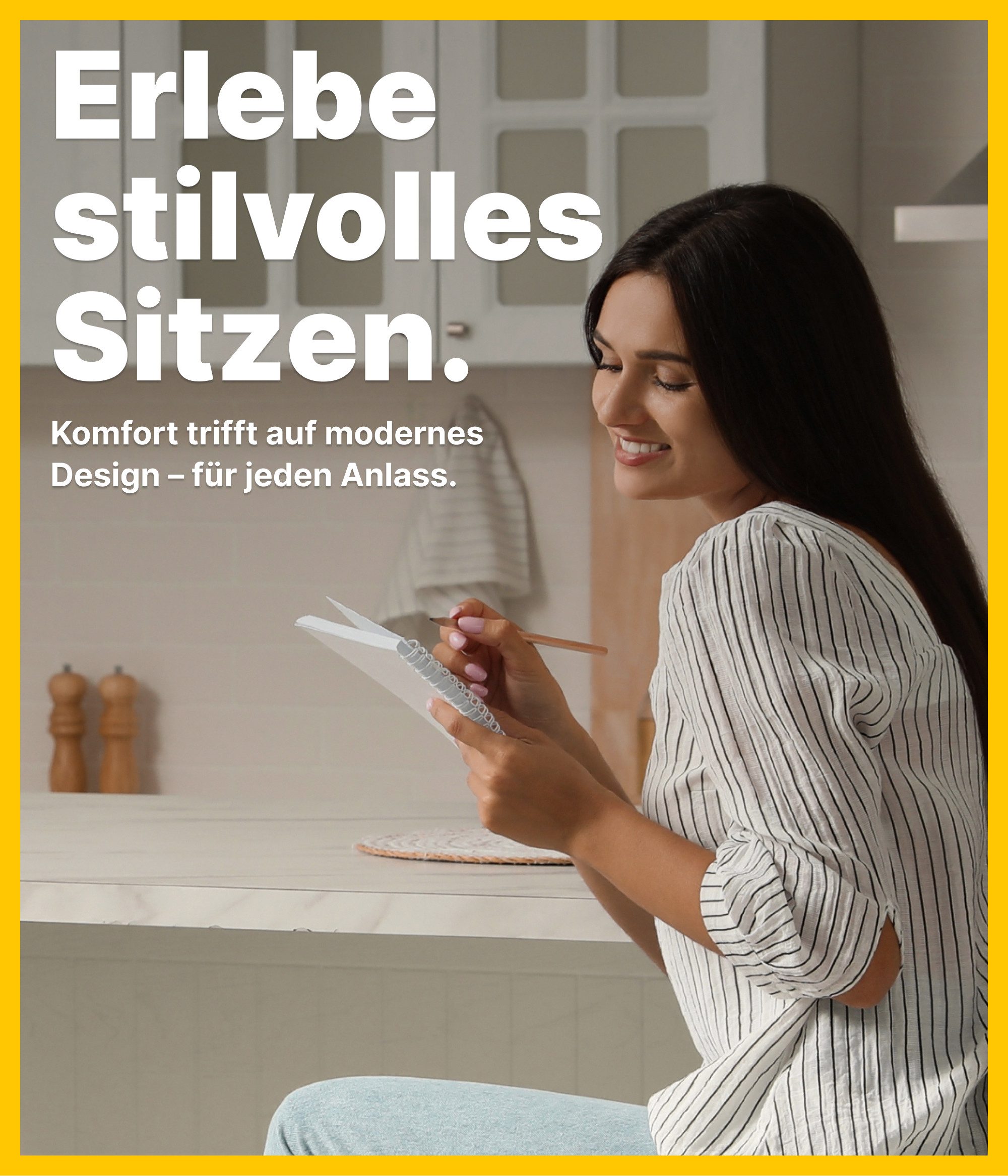 KMH Barhocker KMH® Barhocker Bill–Klappbar & platzsparend, Silberfarben/Buc günstig online kaufen