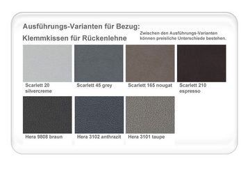 expendio Eckbank Stuart, Rückenkissen Hera taupe 3101 50 cm Klemmkissen