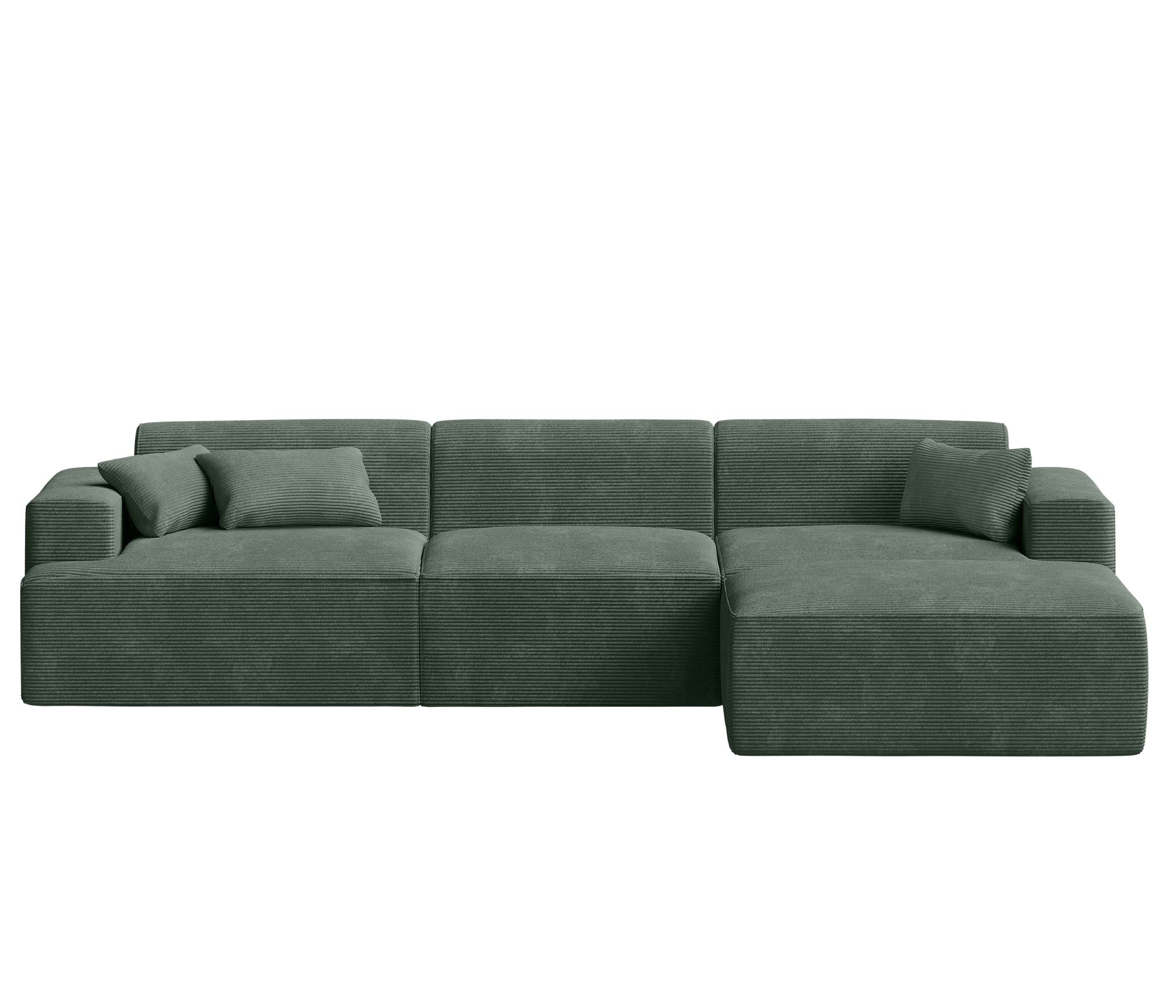 skølm Ecksofa Freki aus Cord, Dunkelgrün, günstig online kaufen