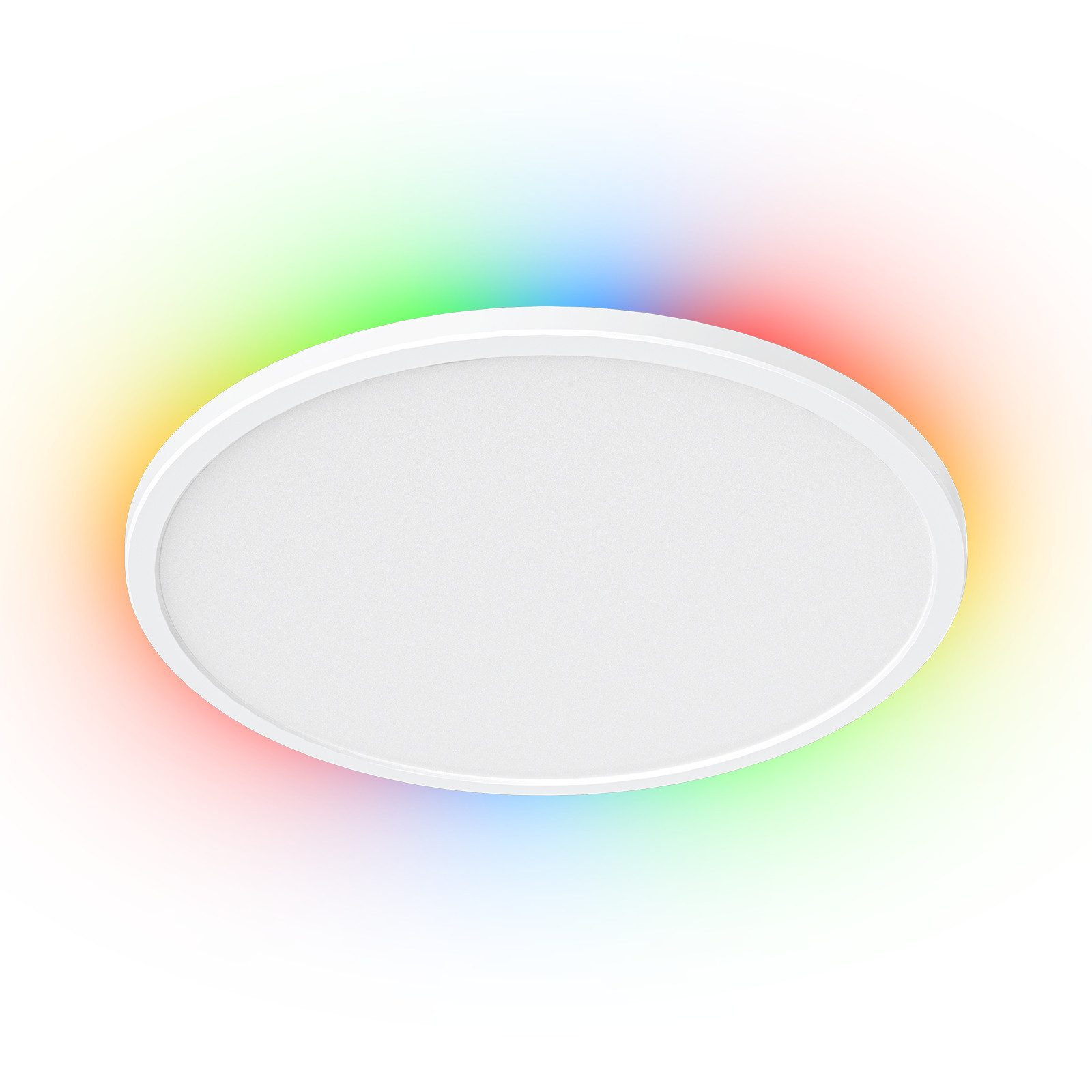 yeelight Deckenleuchte Comet-Ultra Slim Smart Ceiling Light D325, LED fest integriert, Neutralweiß, Kaltweiß, Multicolor, Warmweiß, RGB-Stimmungslicht, dimmbar, Smart-Steuerung, IP54, Mondlichtmodus