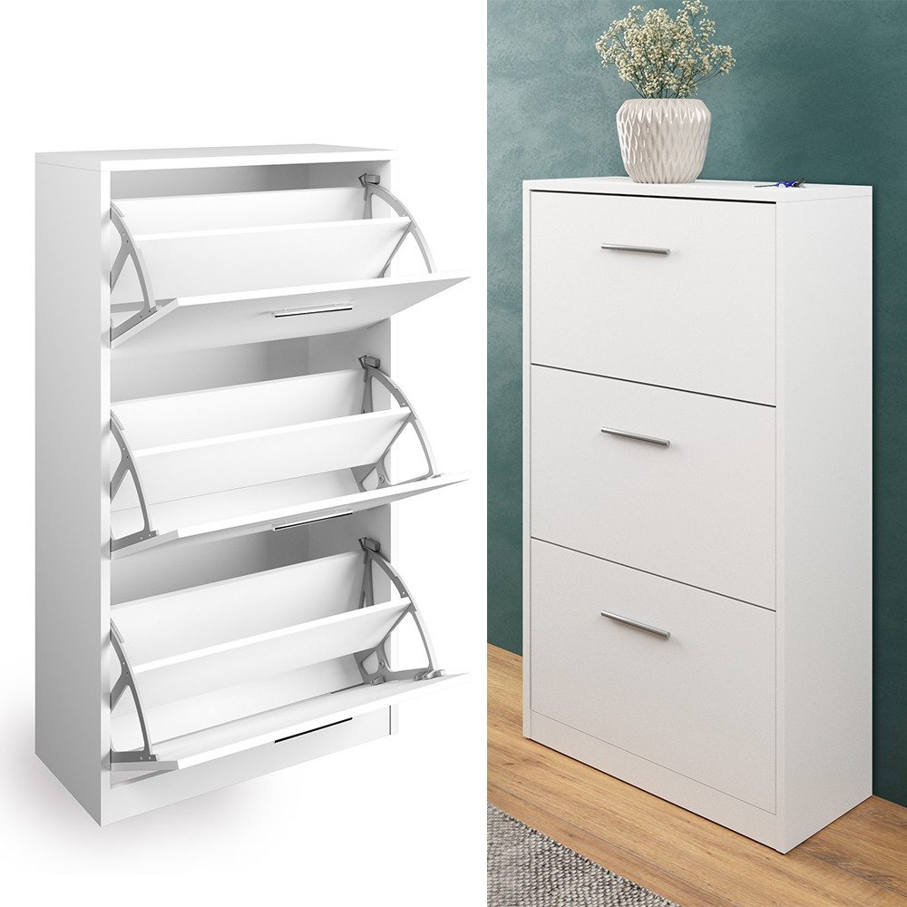 Vicco Schuhkipper Gizmo, Weiß/Weiß, 59 x 105 cm günstig online kaufen