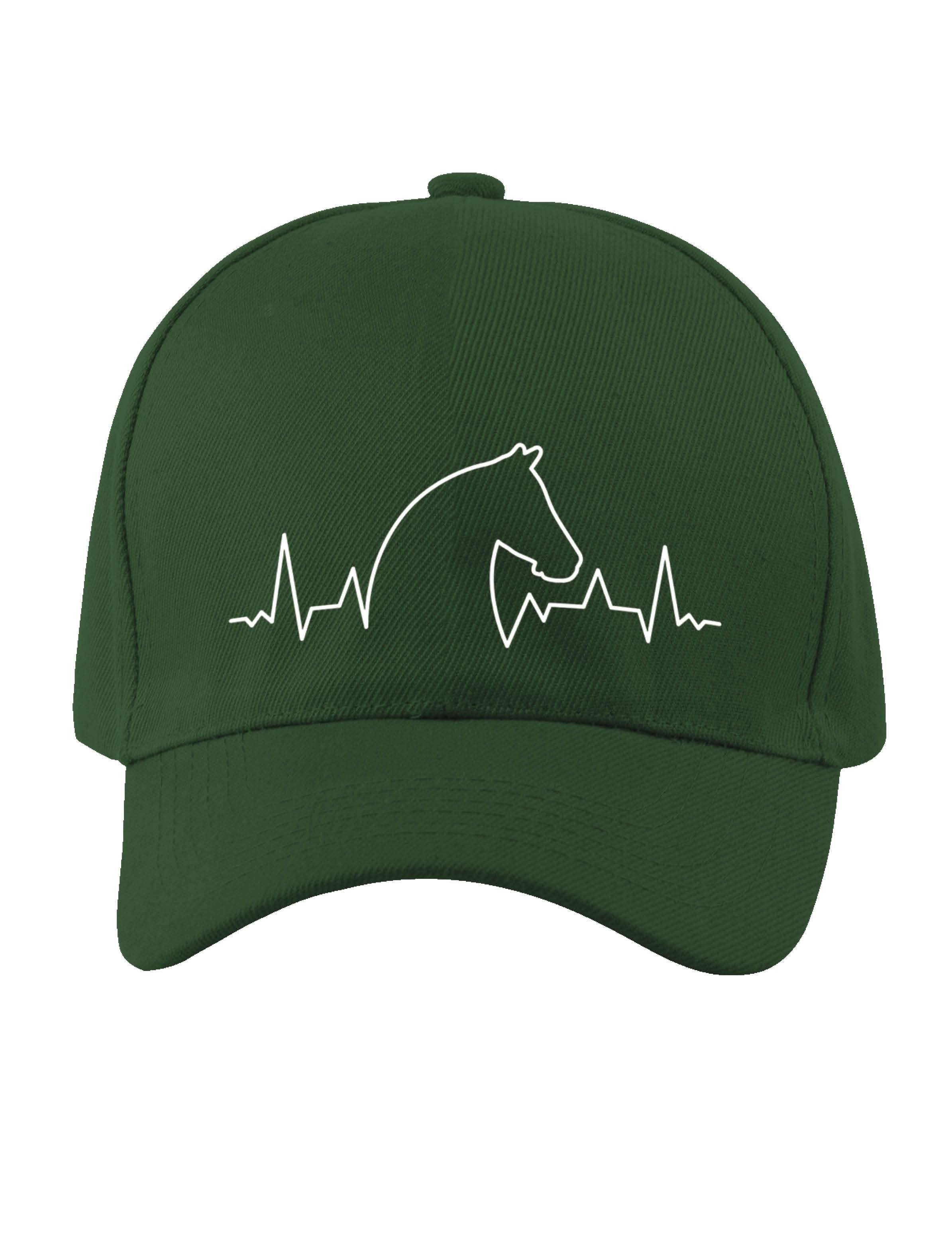 Youth Designz Baseball Cap Heartbeat Pferd Unisex Cap mit modischen Logo