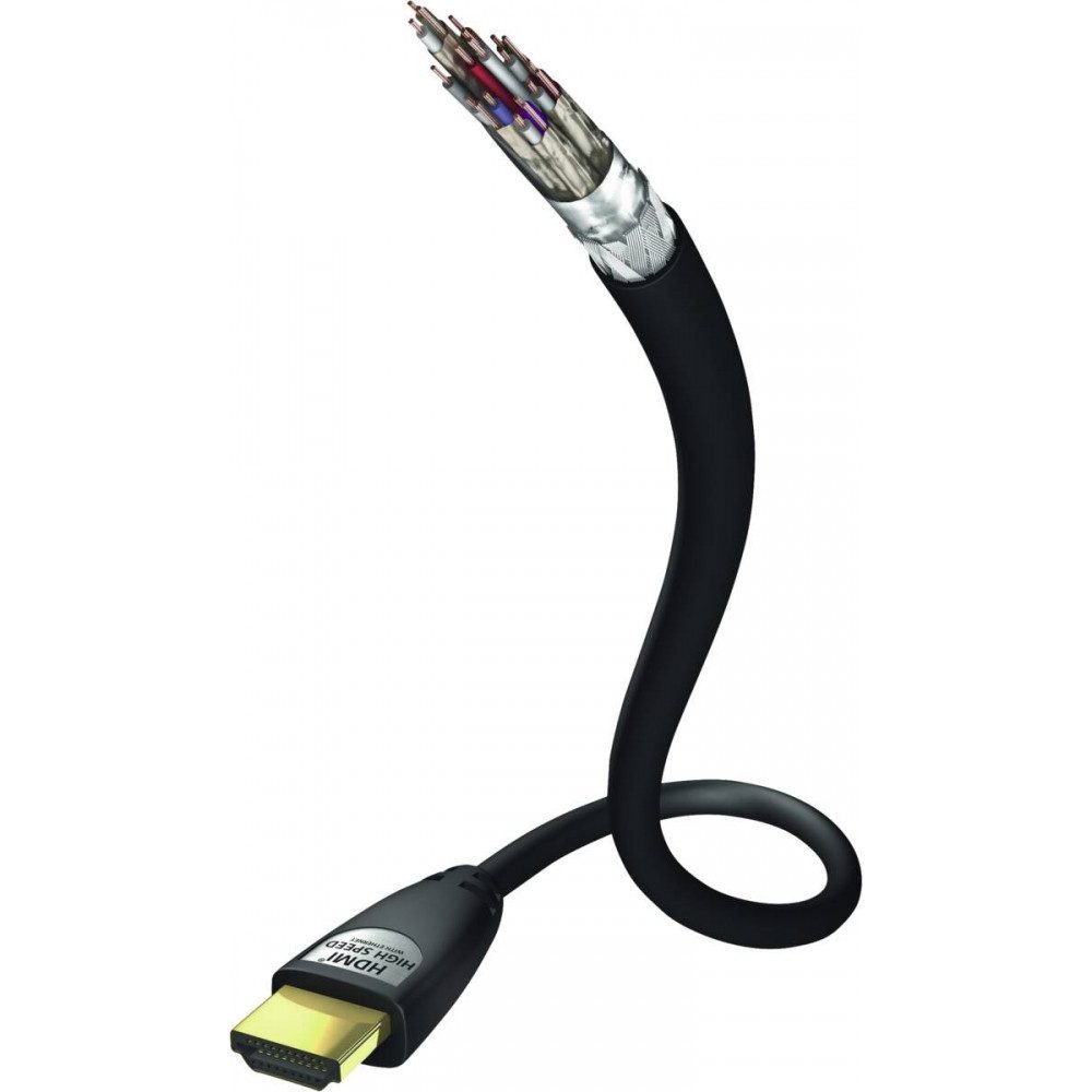 Inakustik Inakustik Star II HS HDMI Kabel 5m Schwarz - Highspeed Elektro-Kabel, HIGHSPEED HDMI, HIGHSPEED HDMI, HIGHSPEED HDMI mit Ethernet-Funktion