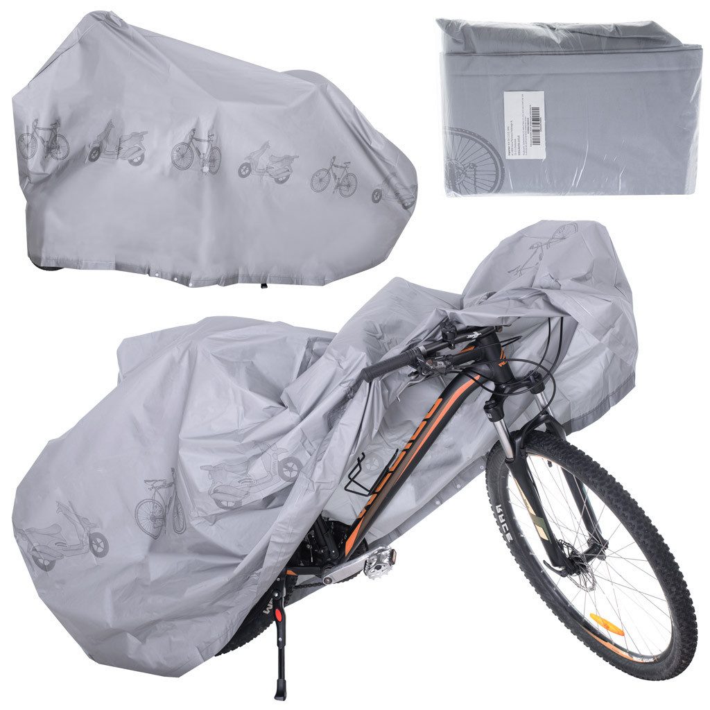 Ikonka Fahrradschutzhülle Fahrradabdeckung für E-Scooter und Roller Schutz und wasserdicht (Fahrrad/-E-Scooter Abdeckung, Fahrrad-/Roller Abdeckung), Wasserfestes und langlebiges Material für ganzjährigen Schutz.