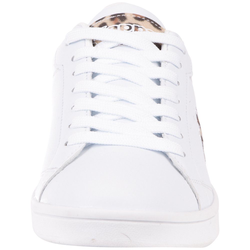 white-leo Kappa Applikationen mit Sneaker trendy