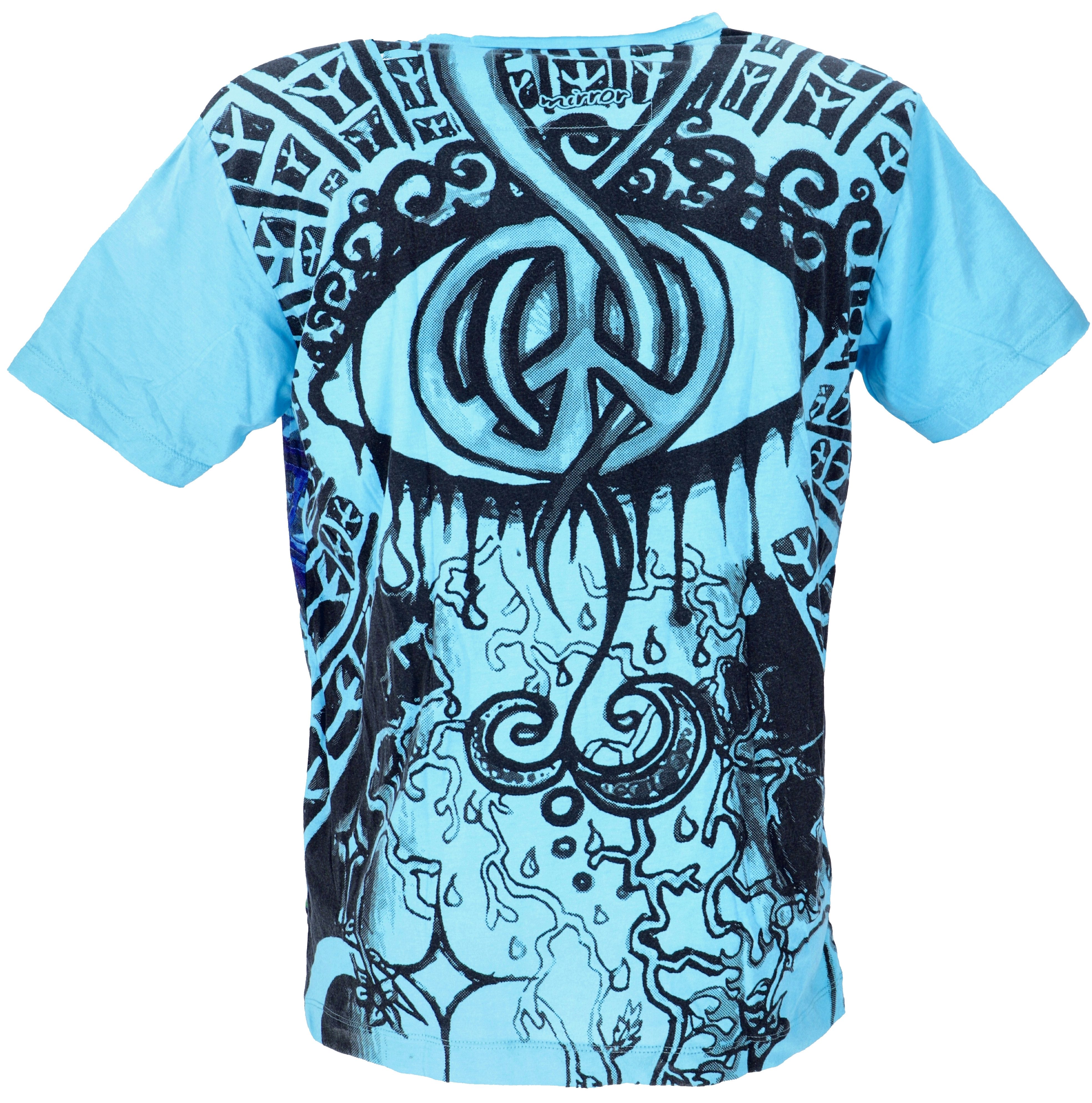 Guru-Shop T-Shirt Mirror T-Shirt - Peace günstig online kaufen
