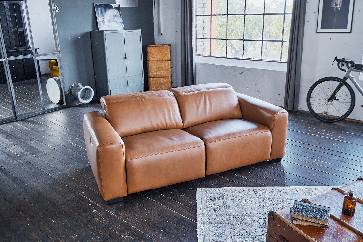 KAWOLA 3-Sitzer FINN, Sofa Couch, Relaxfunktion, günstig online kaufen