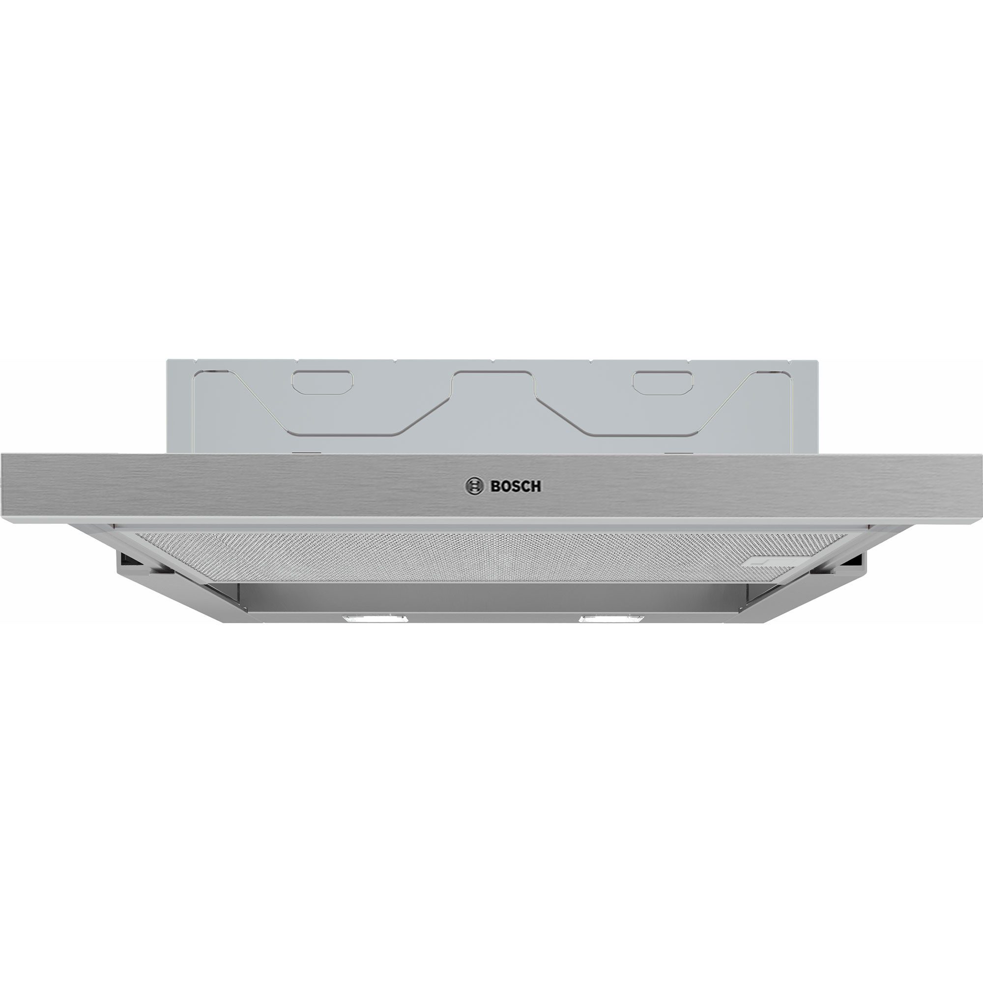BOSCH Flachschirmhaube DFM064W54 DFM064W54, 60 cm, Abluft- oder Umluftbetrieb, 3 Leistungsstufen, LED-Beleuchtung