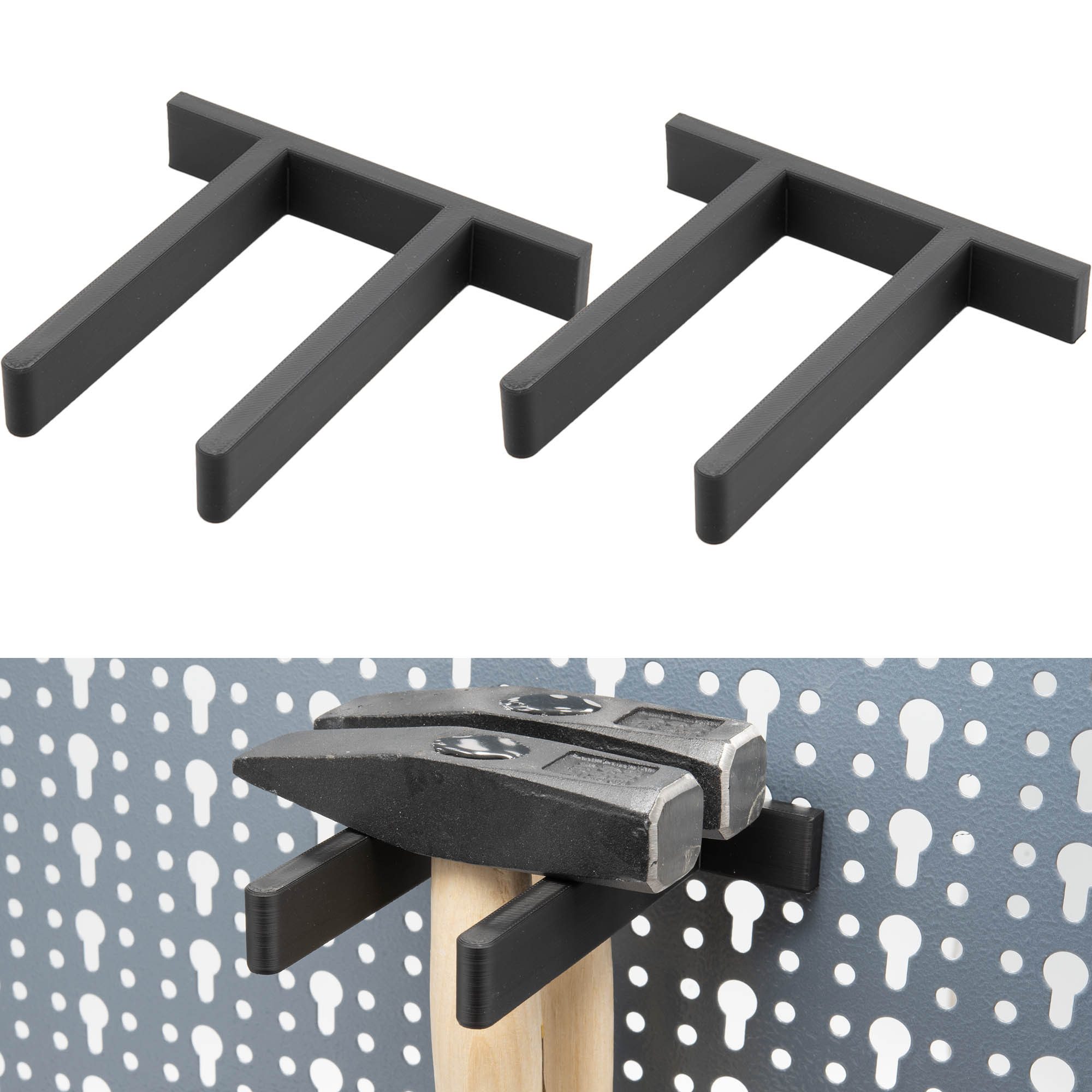 TSB Werk Hammer Hammer Halterung für Küpper Lochwand Werkzeugwand (2-St), H günstig online kaufen