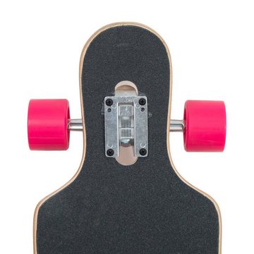 Apollo Longboard Twin Tip DT Longboard 40", aus Holz mehrlagig verleimt für Idealen Flex & Stabilität