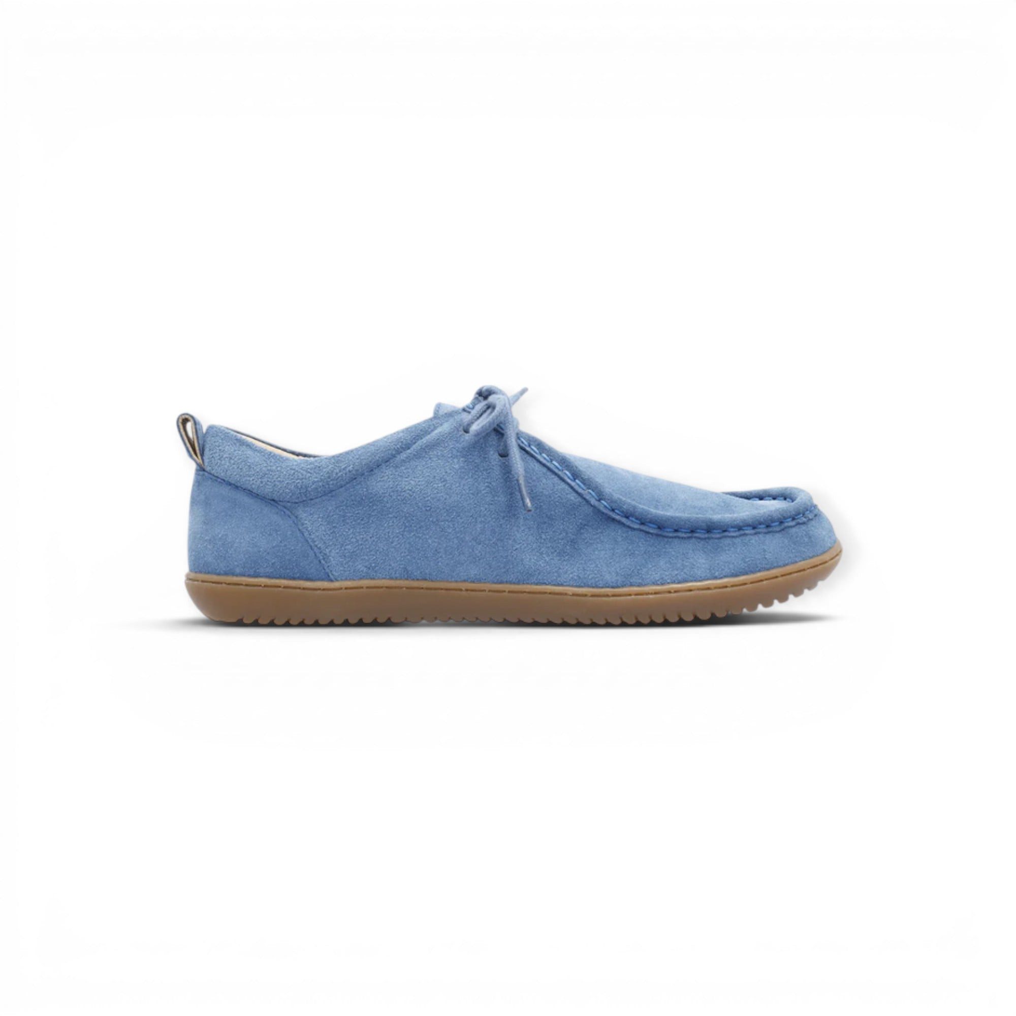 GROUNDIES Mokassin Cricket (Zero Drop, Veloursleder) blau Herren Sneaker