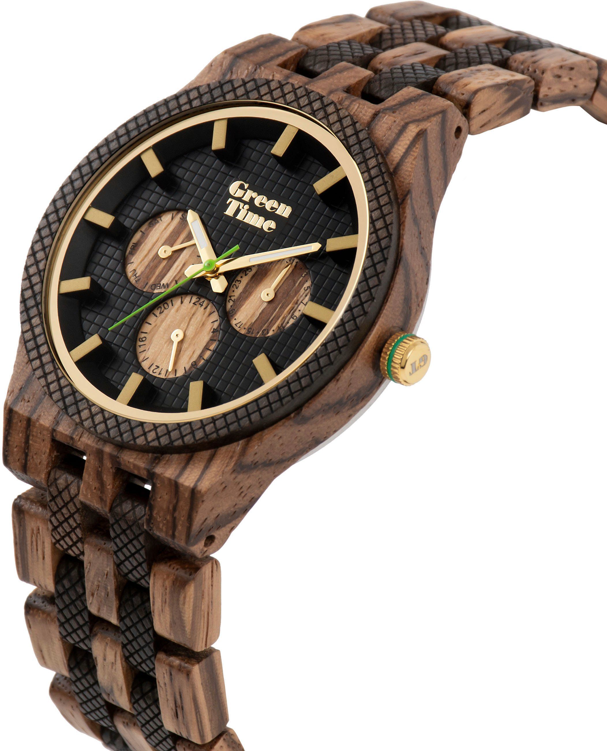 GreenTime ZW147A, Holz Chronograph