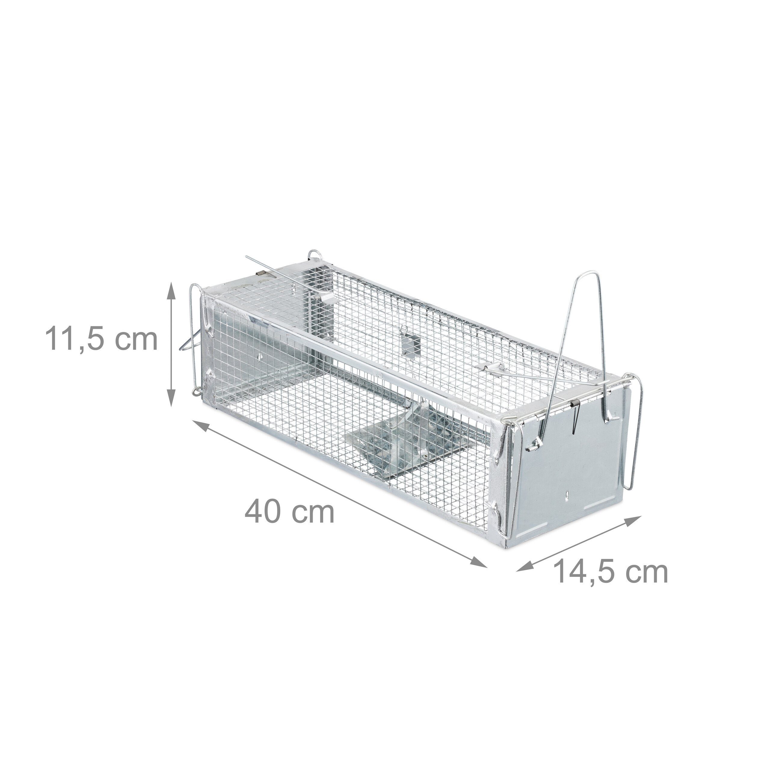 relaxdays Lebendfalle für Mäuse und Ratten – Bild 4 von 5