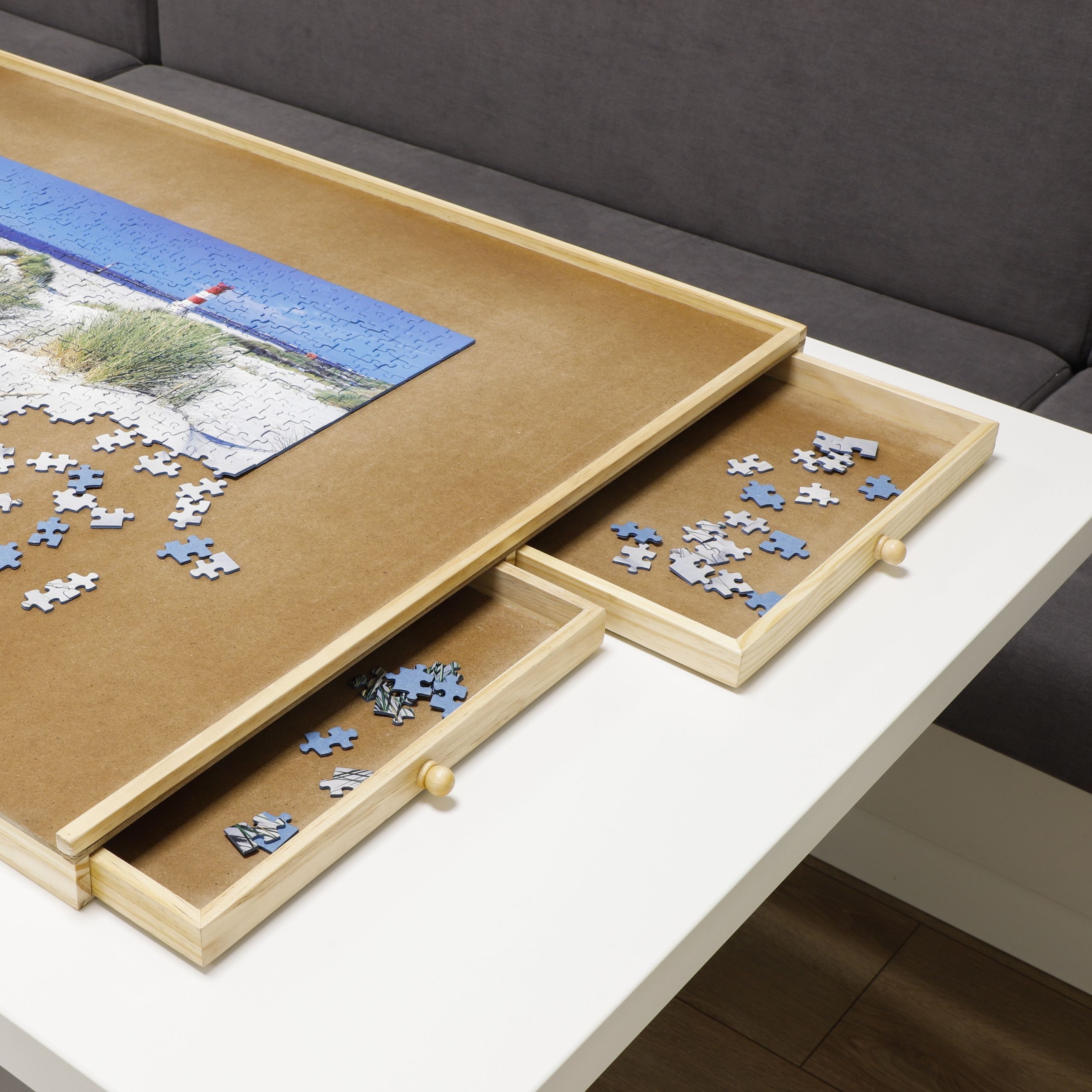 Haushalt International Bodenschutzmatte Puzzlebrett mit Auszügen günstig online kaufen